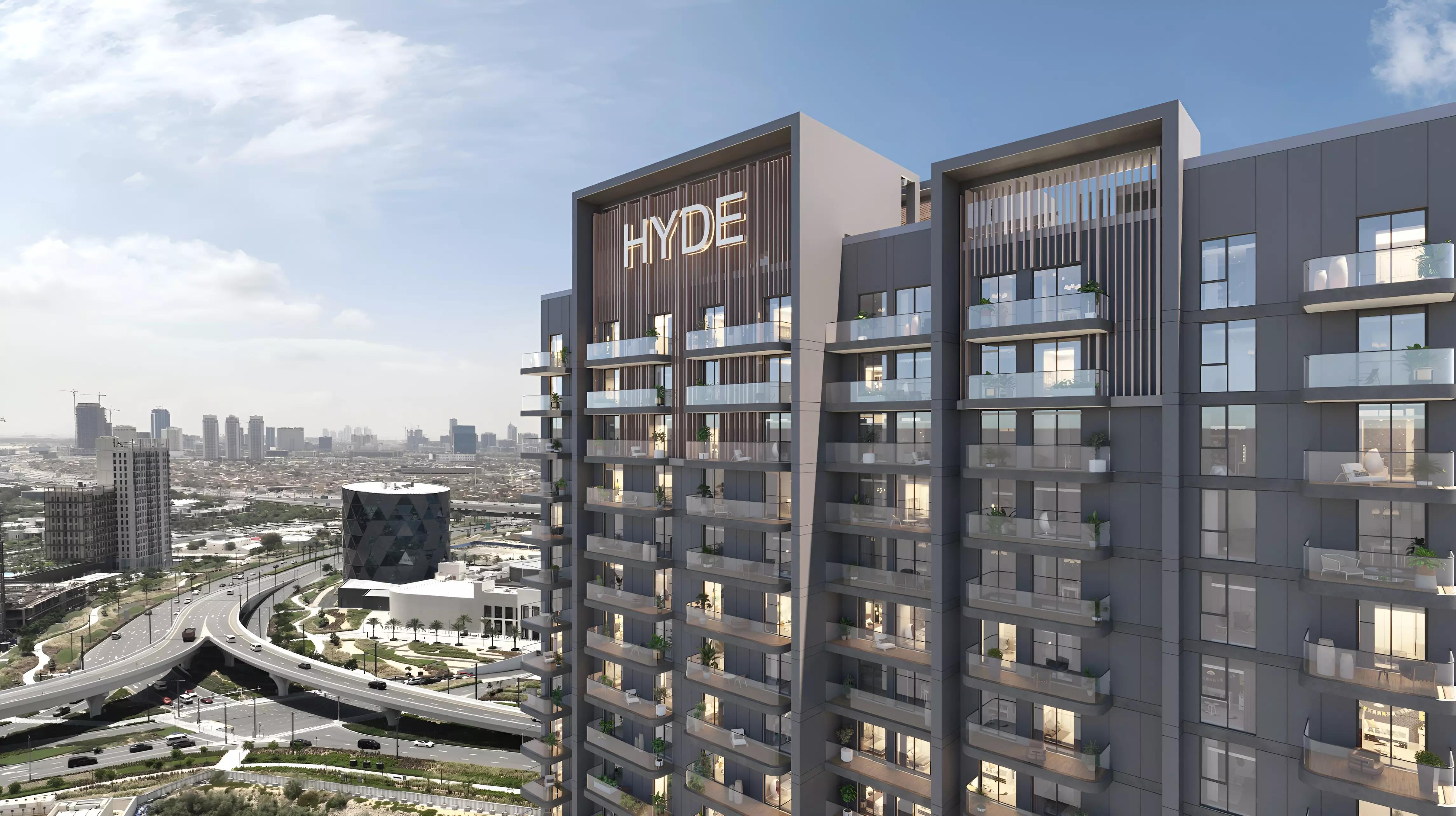Hyde Residences bedroom interior rendering