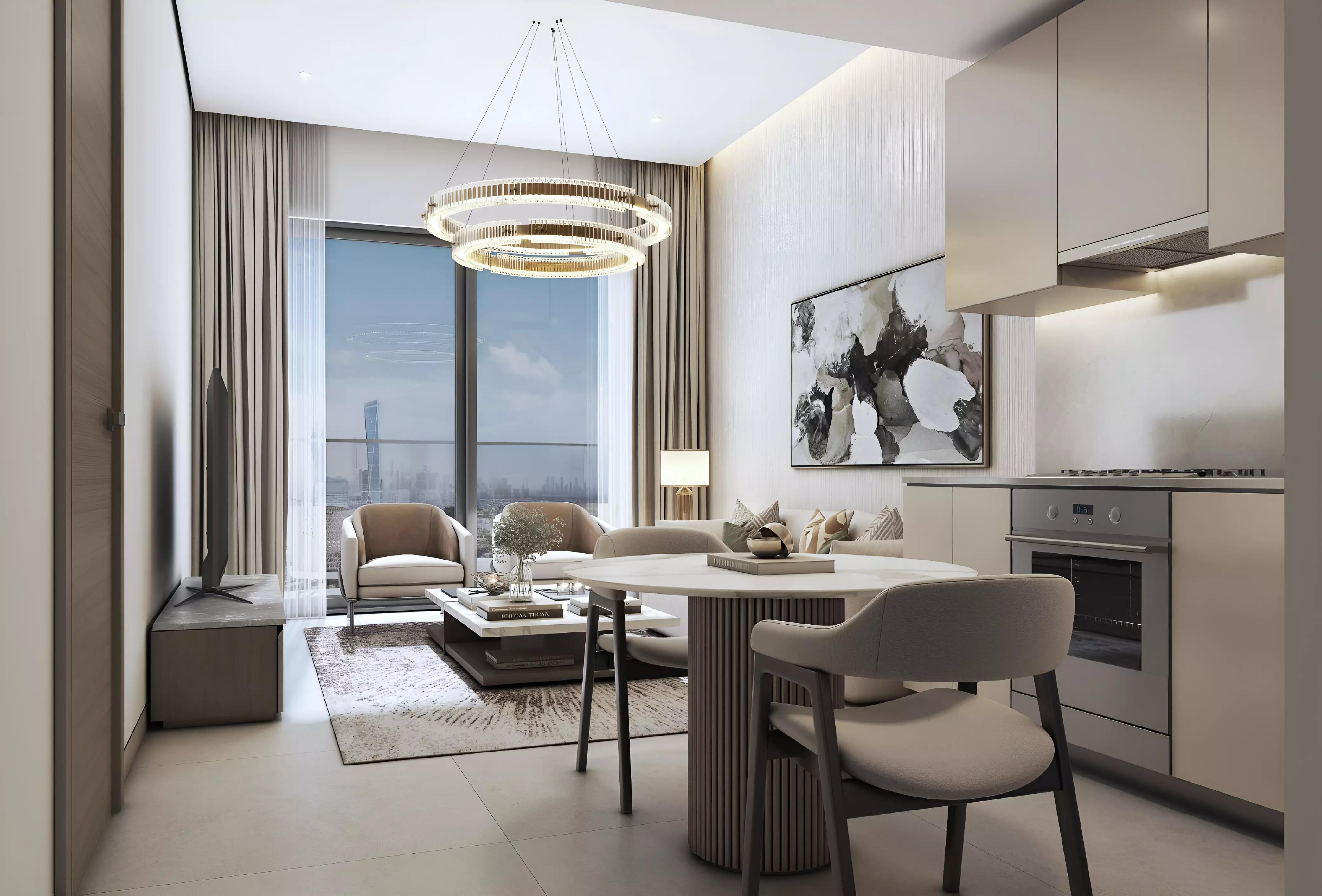 Sobha Central apartment interior living space