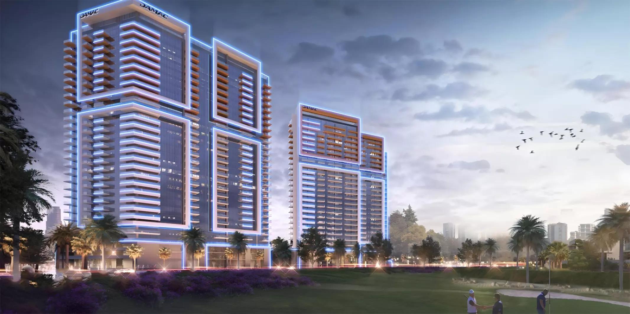 Golf Gate building amenity area, DAMAC Hills