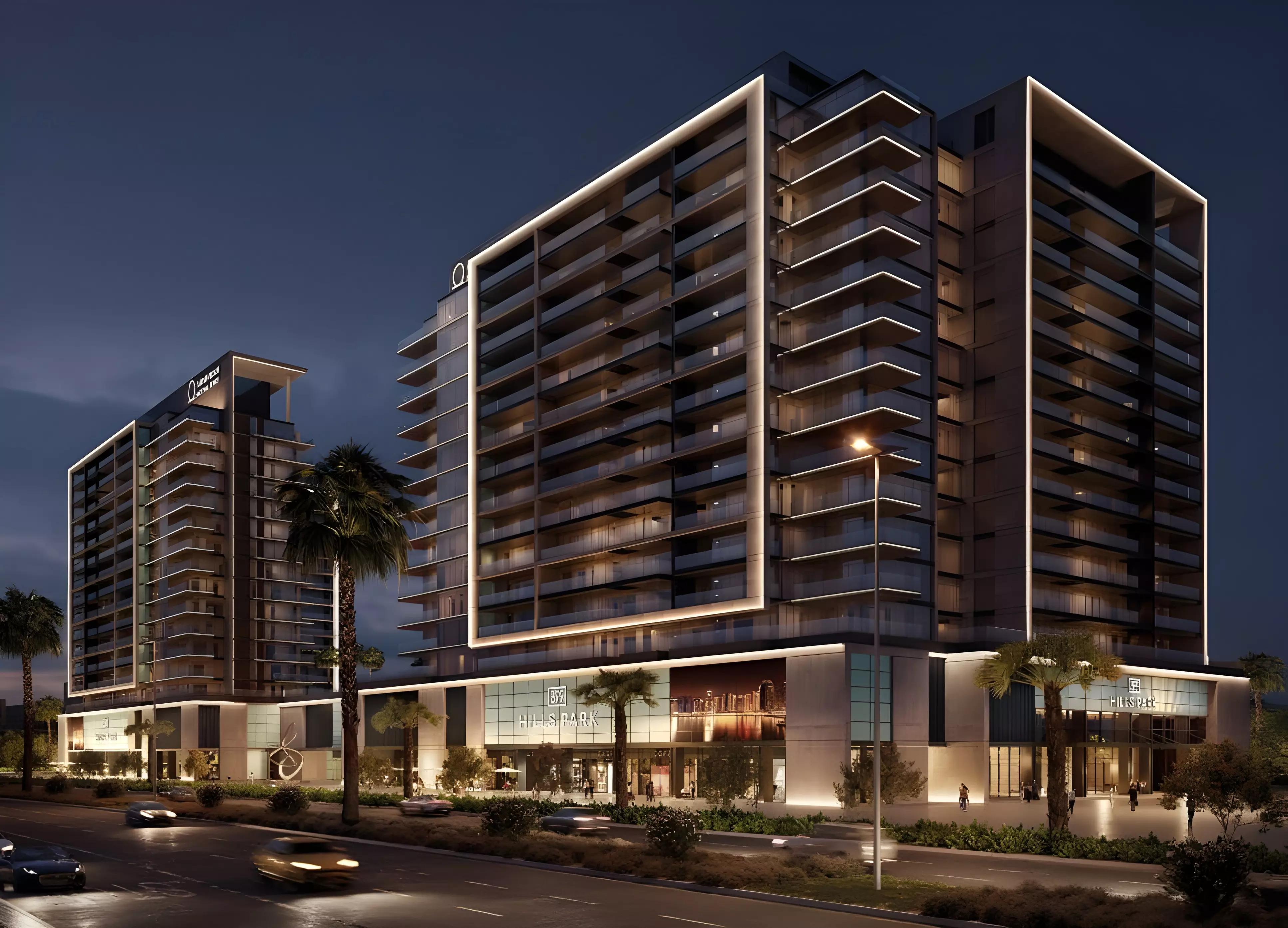 399 Hills Park A common area amenity space, Dubai Hills Estate