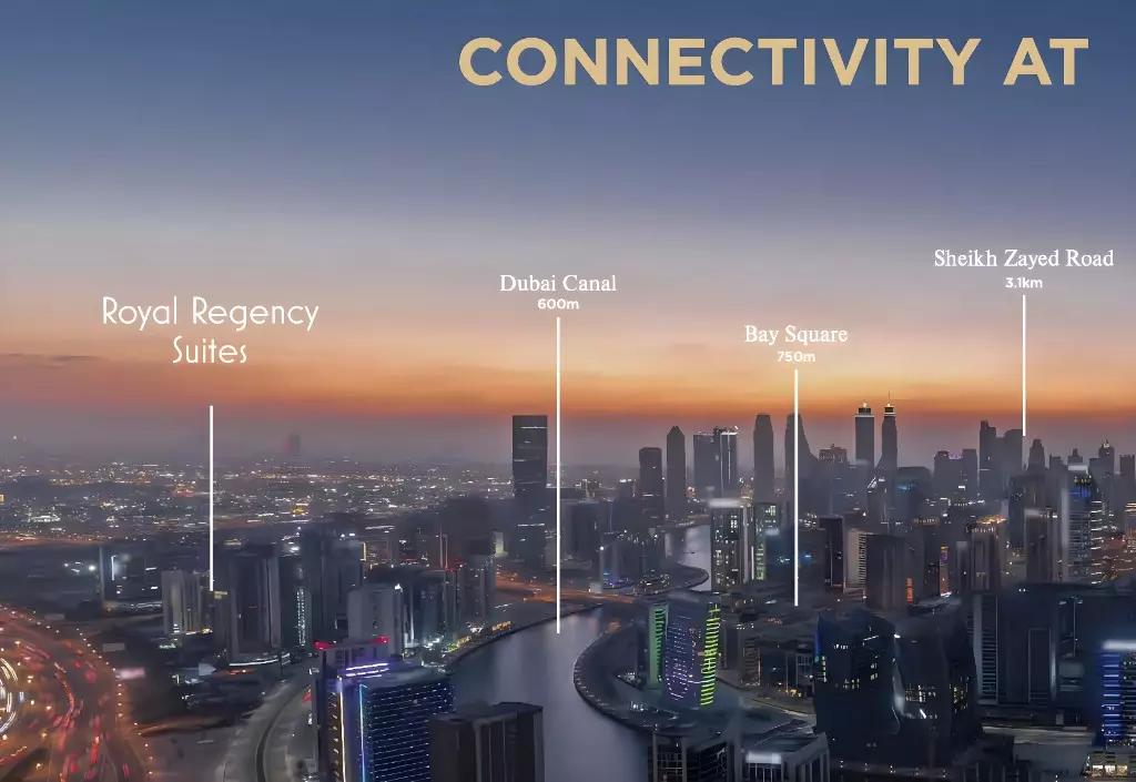Royal Regency Suites master plan layout, Business Bay, Dubai