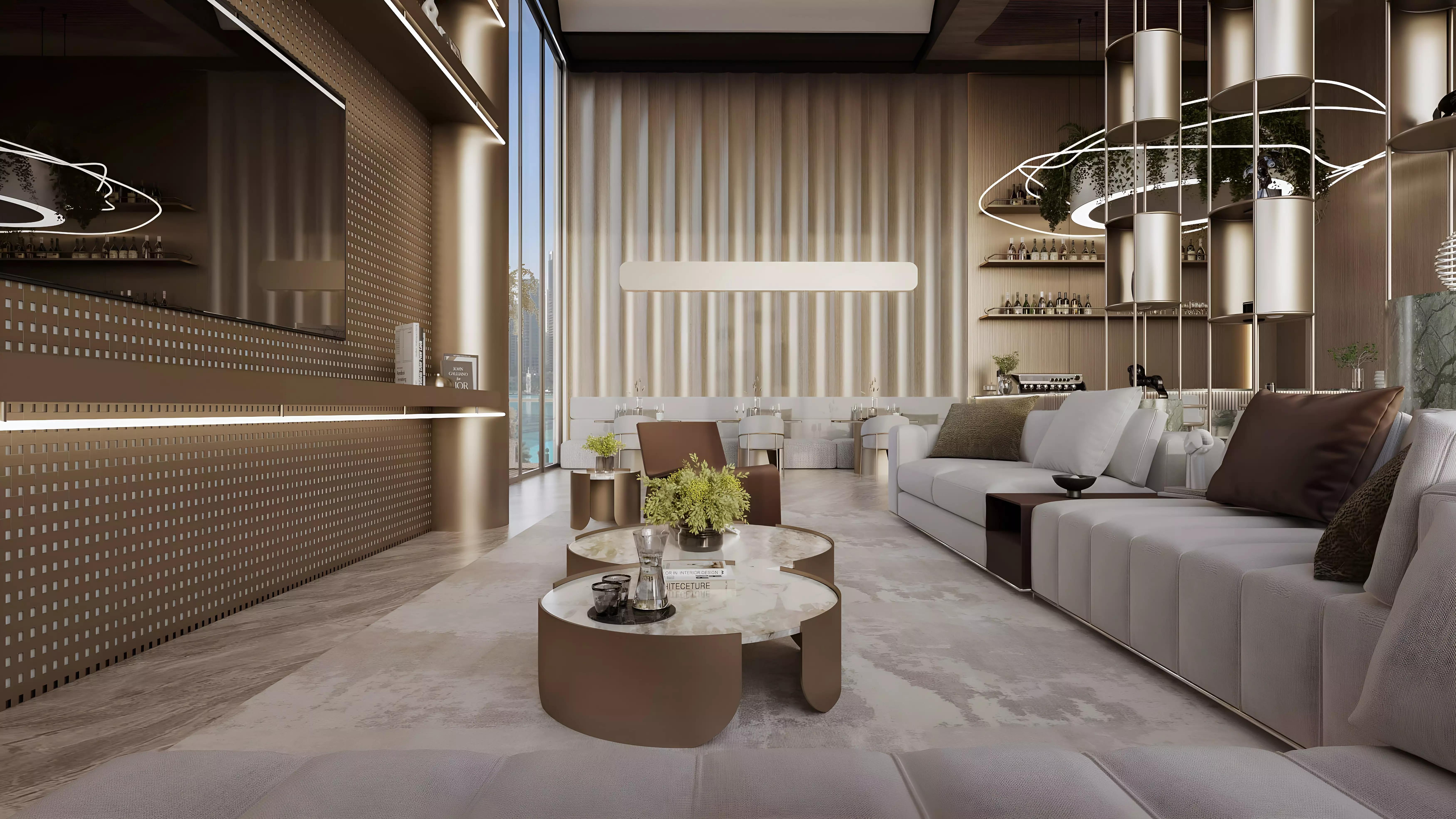 Cove Living Residence indoor swimming pool, Dubai Land Residence Complex