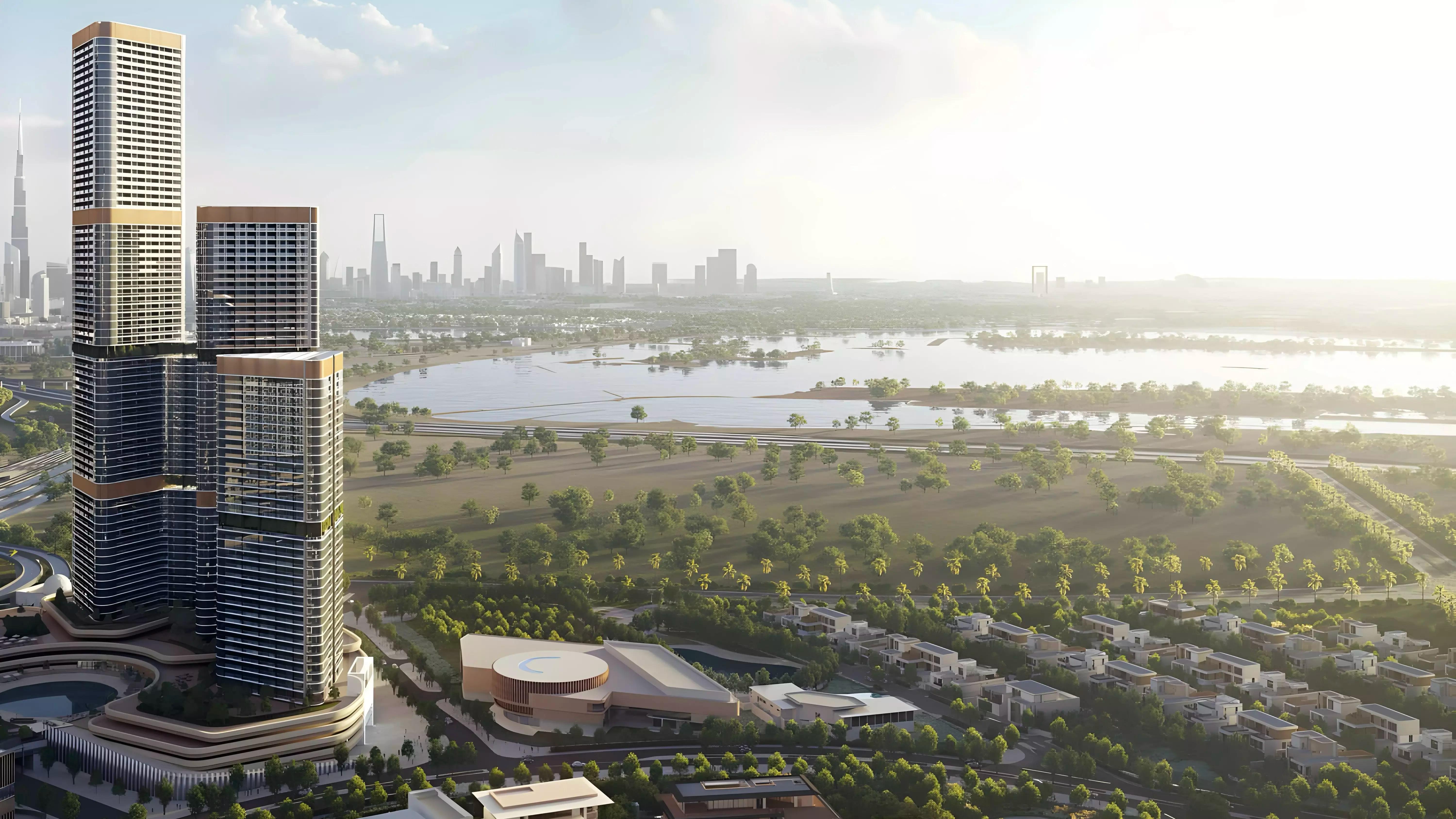Skyvue Spectra tower exterior view, Sobha Hartland II, Dubai