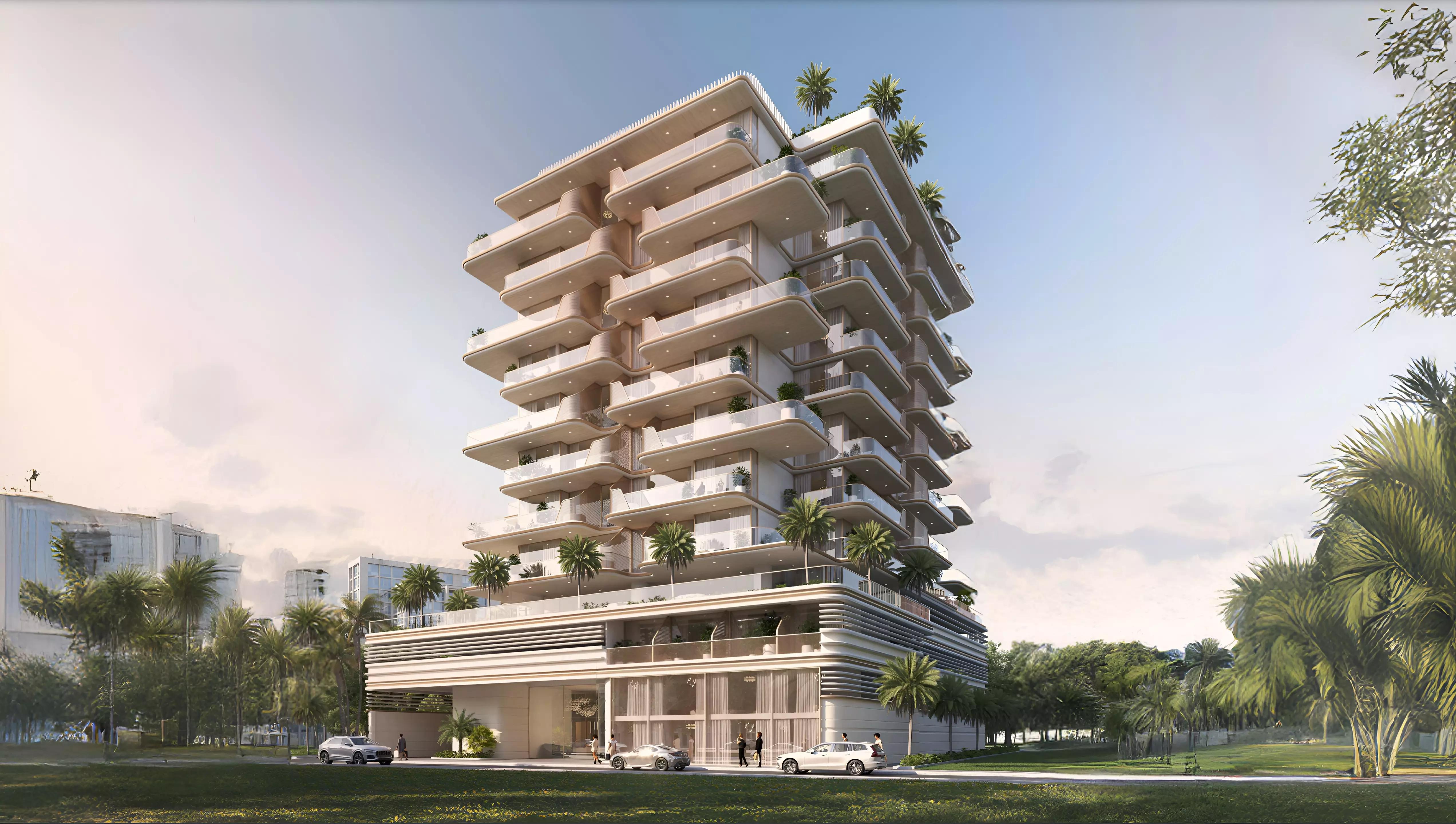 Sunset Bay Phase 2 exterior view, Dubai Islands