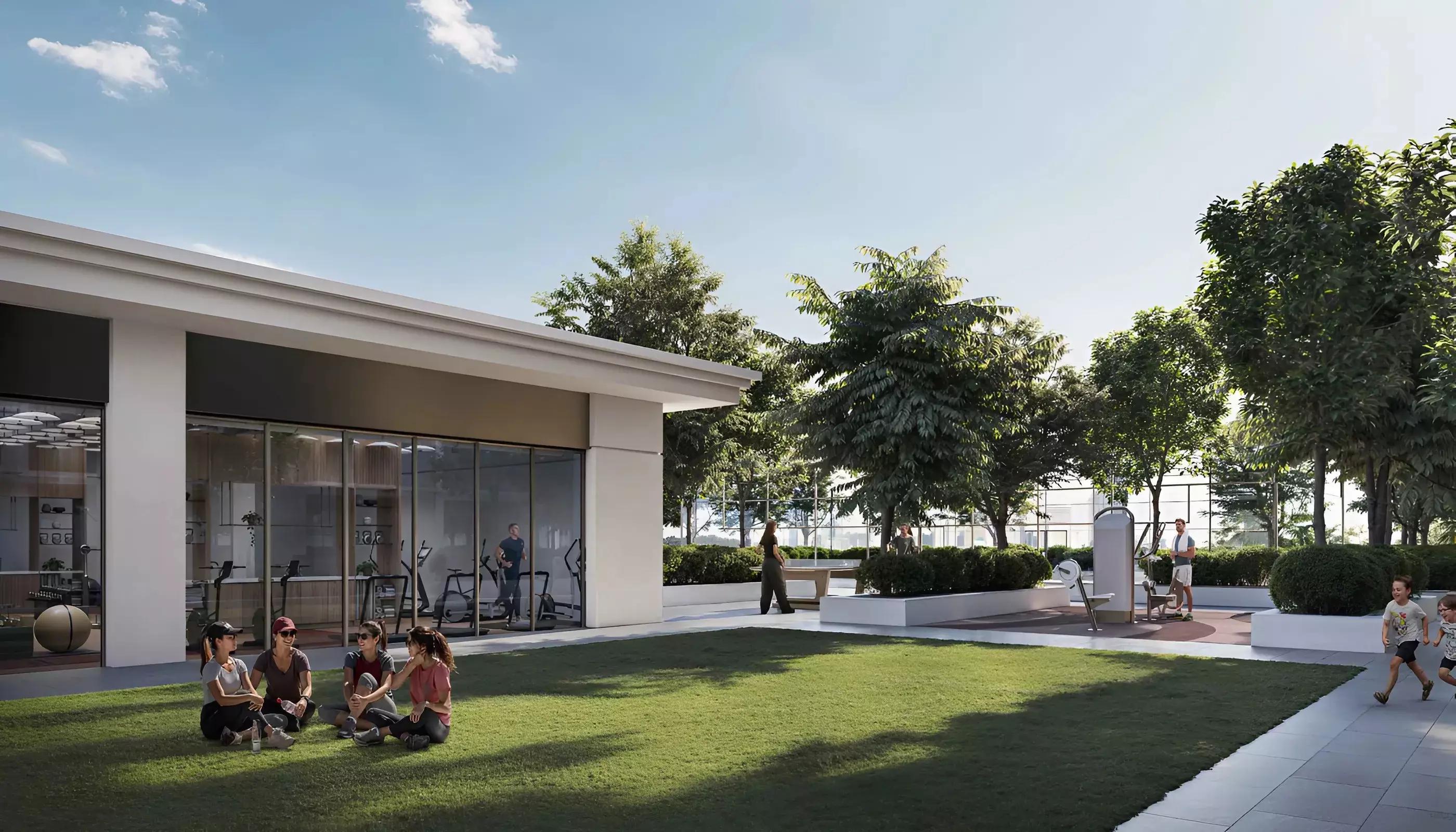 Golf Verge residential building elevation, Emaar South golf community