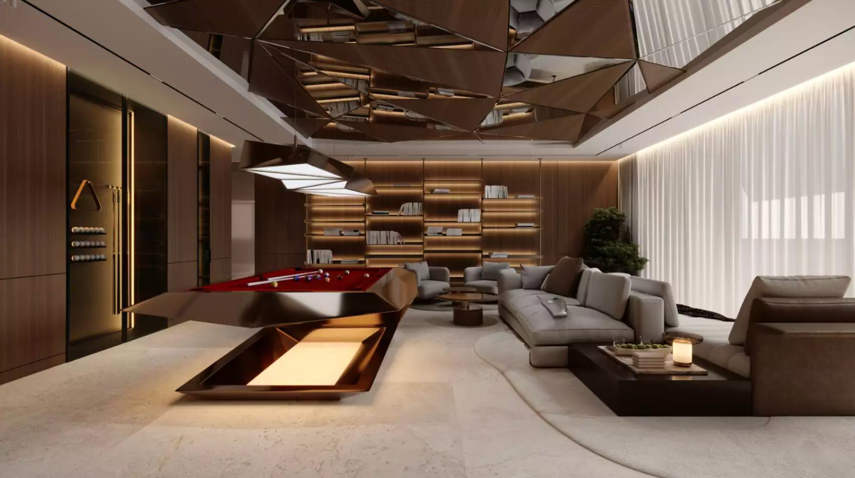 Landscaped gardens and outdoor amenity area, Kempinski Marina Residences, Dubai Marina