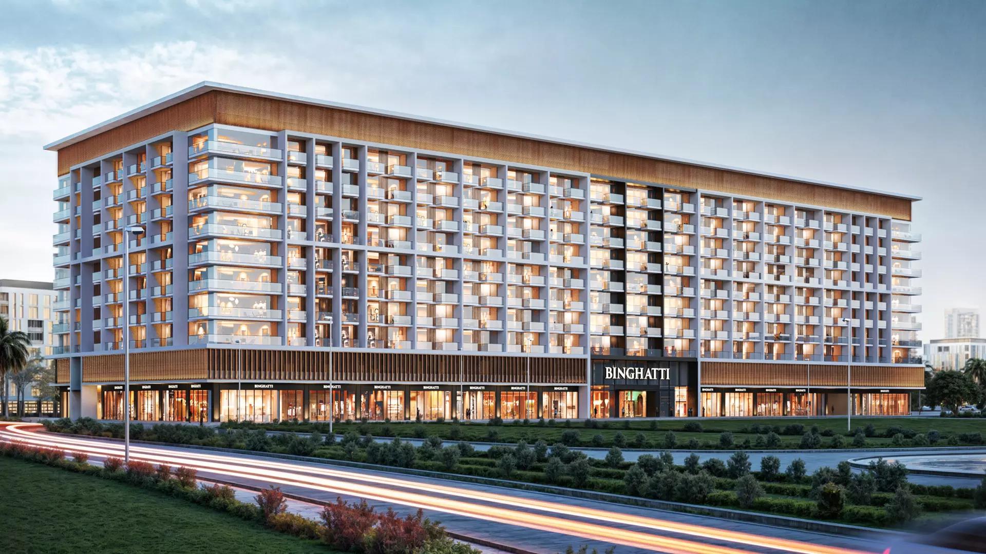 Binghatti Phoenix apartment building exterior, JVC, Dubai