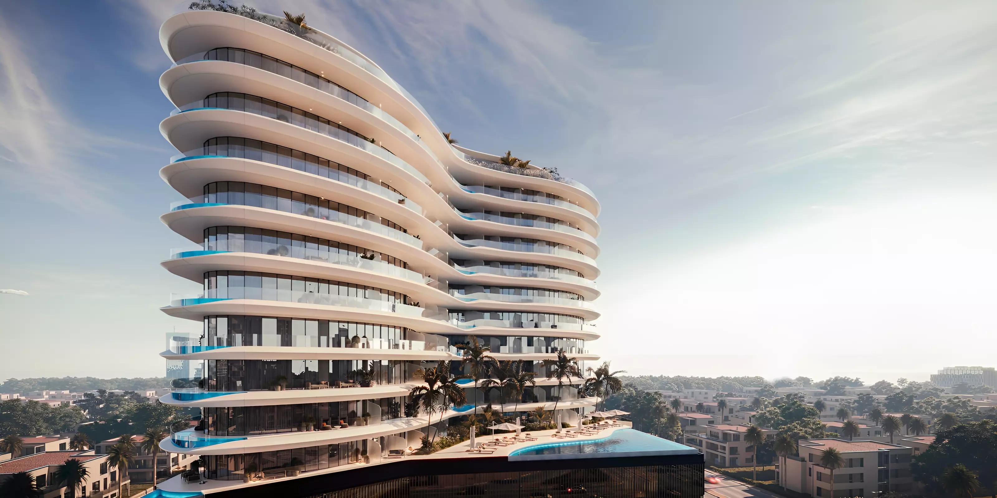 Trussardi Residences building elevation, Al Furjan