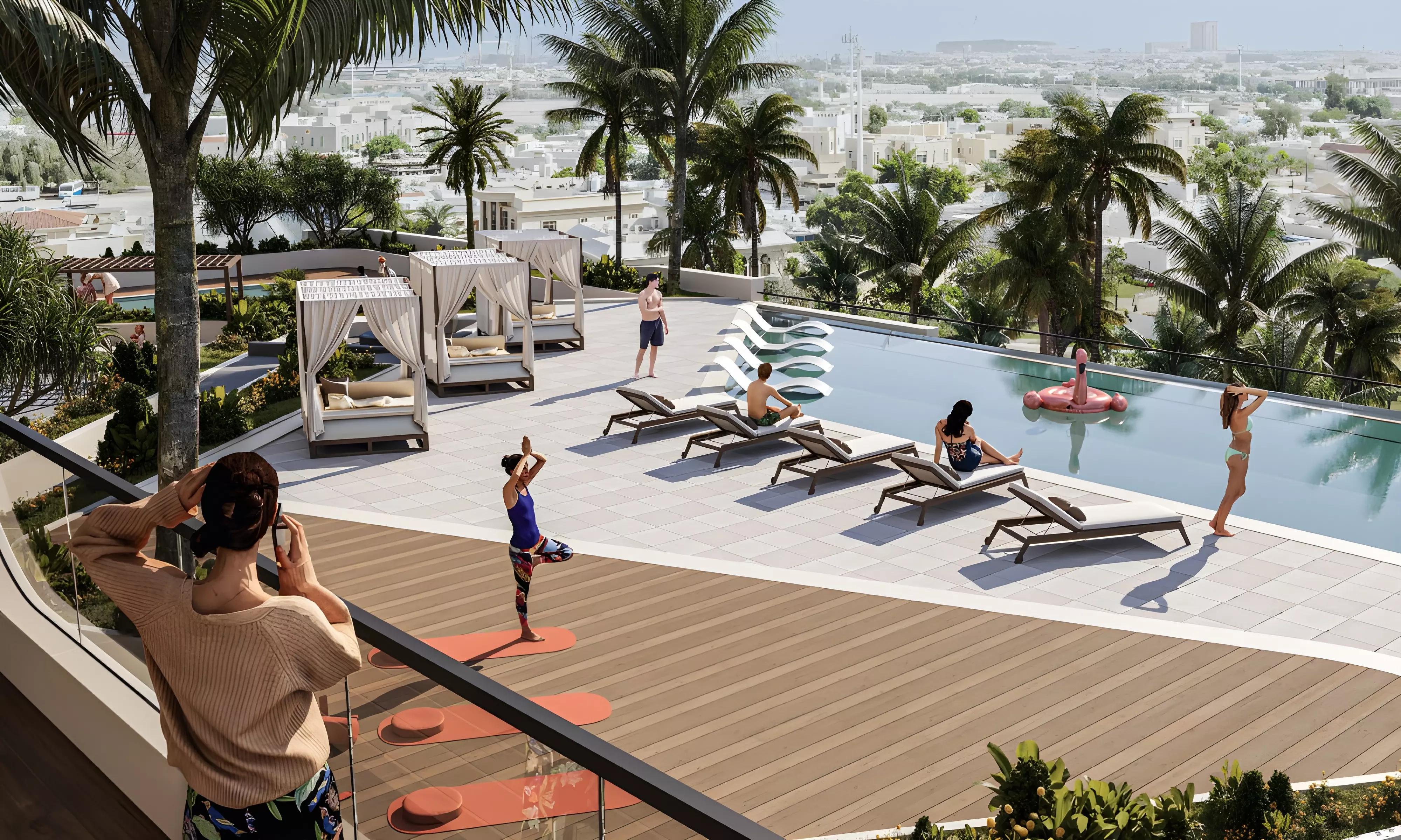 Nova Tower indoor swimming pool amenity, Dubai Science Park