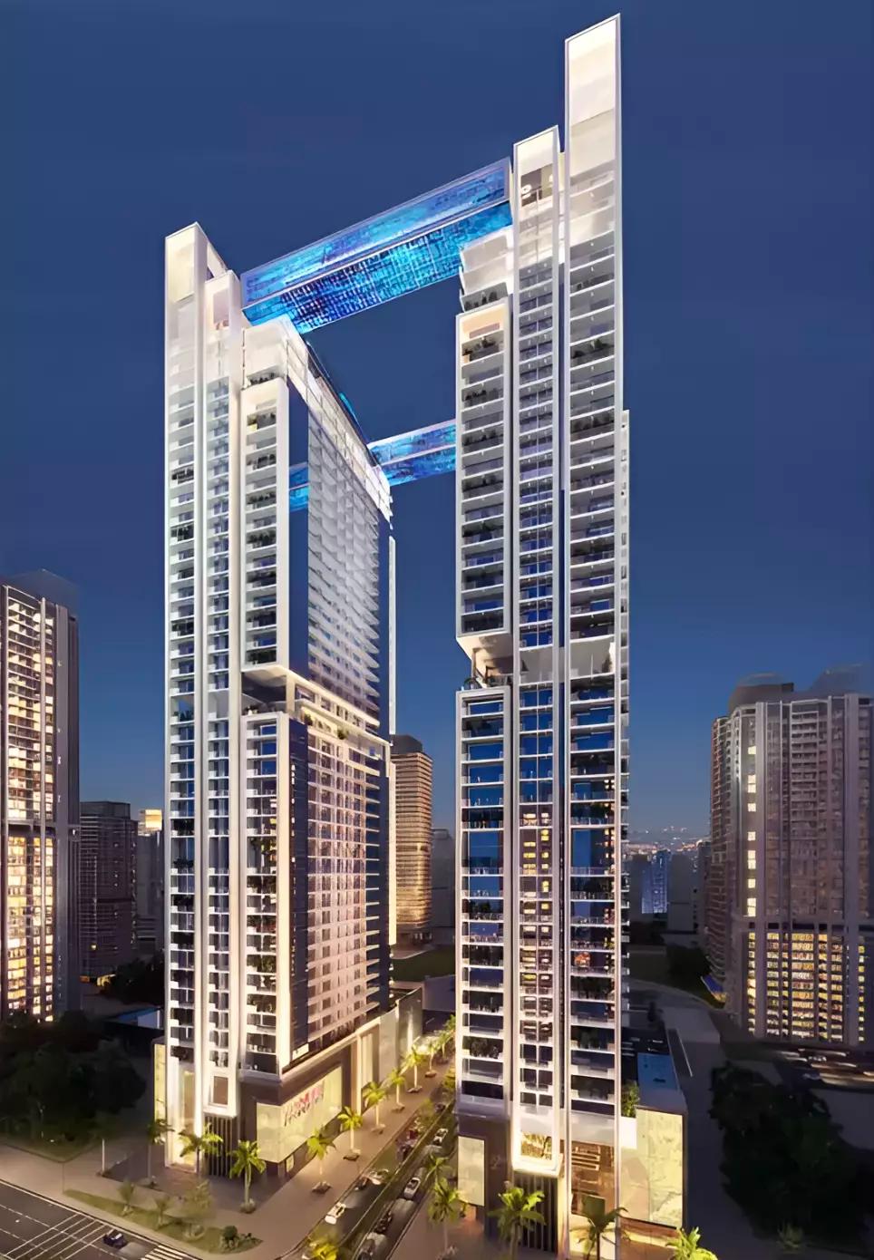 Viewz by Danube building entrance and lobby, JLT, Dubai