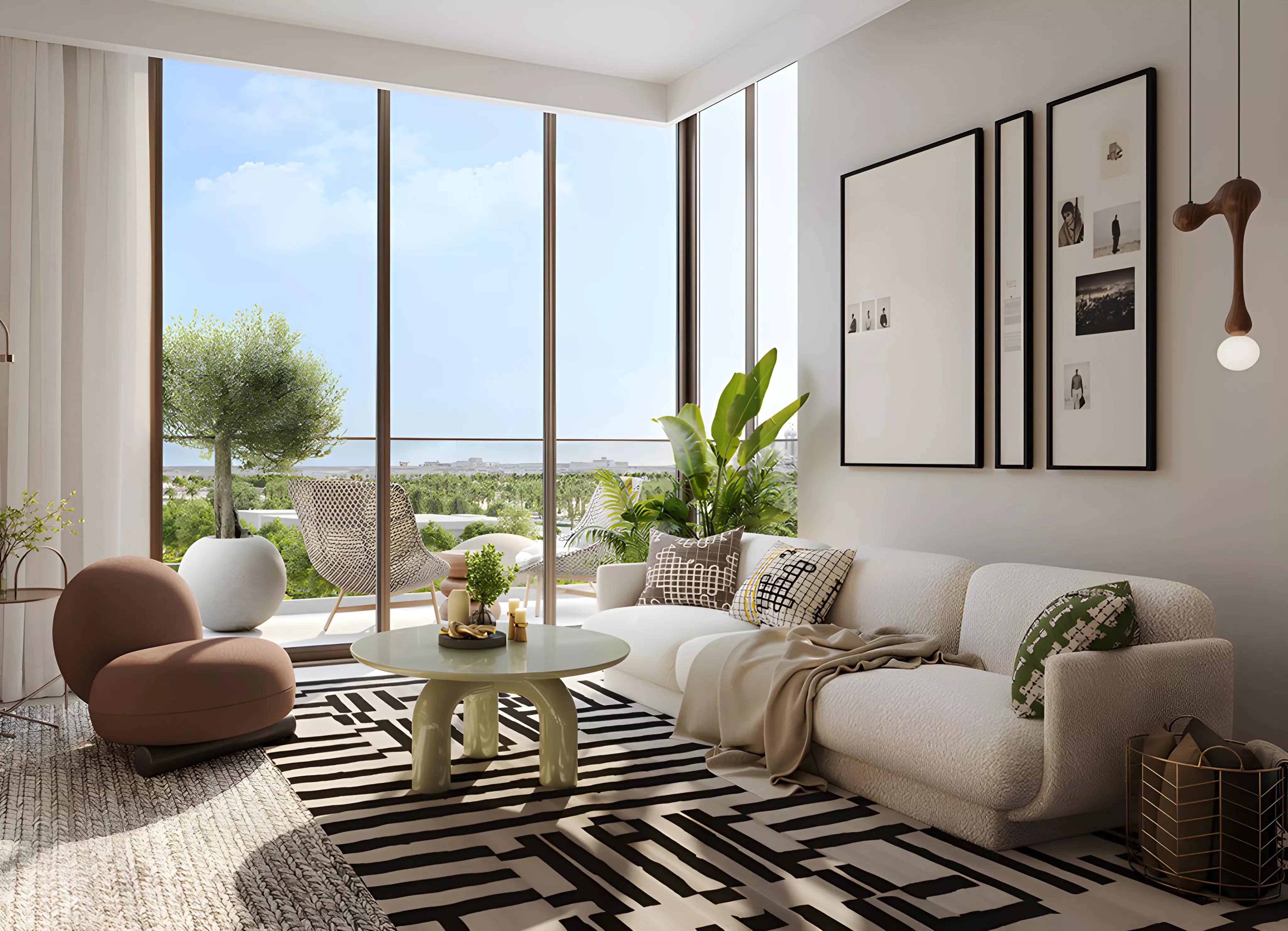 Vida Residences Hillside landscaped garden walkway, Dubai Hills Estate