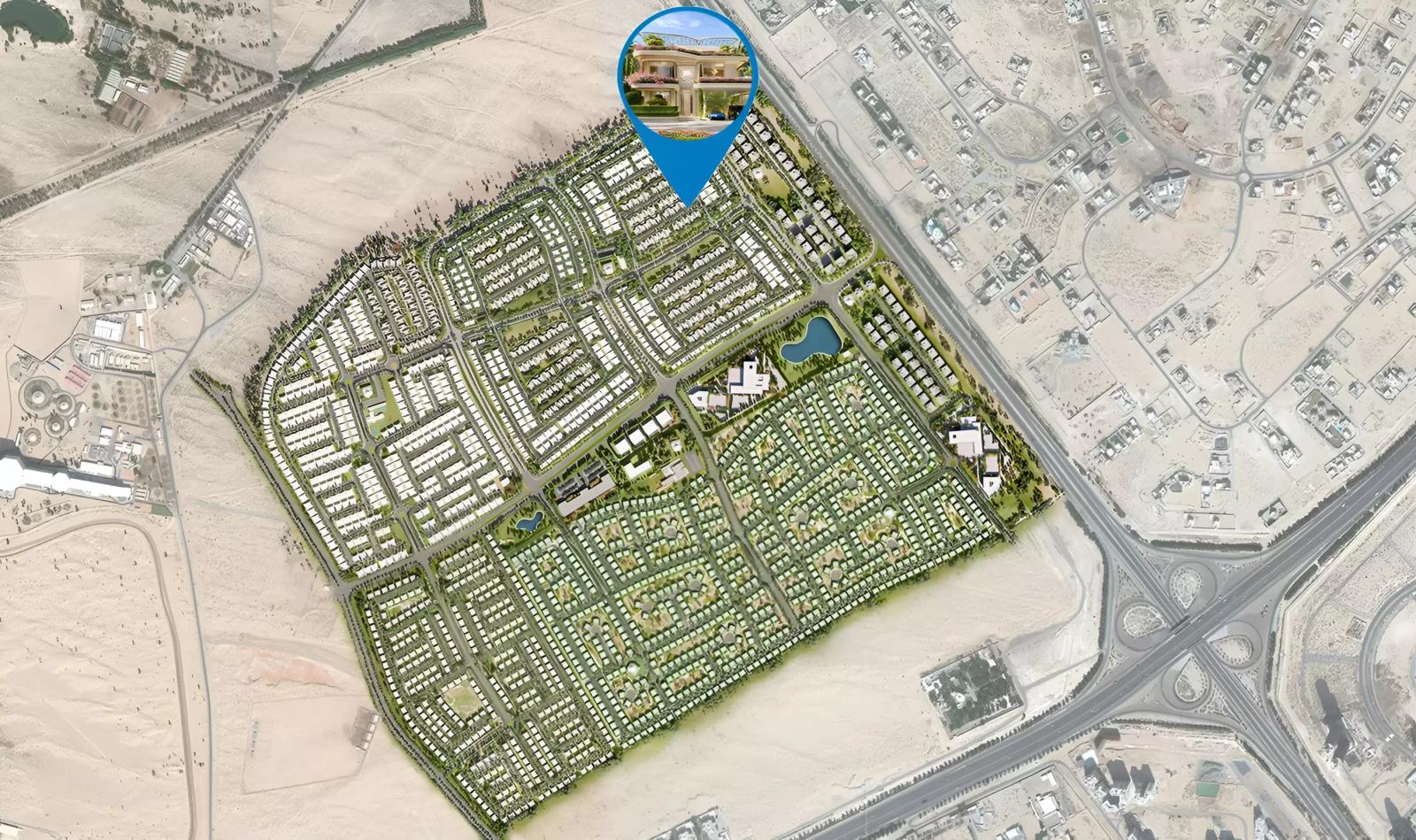 Fleur De Jardin Villas master plan layout, District 11, MBR City, Dubai