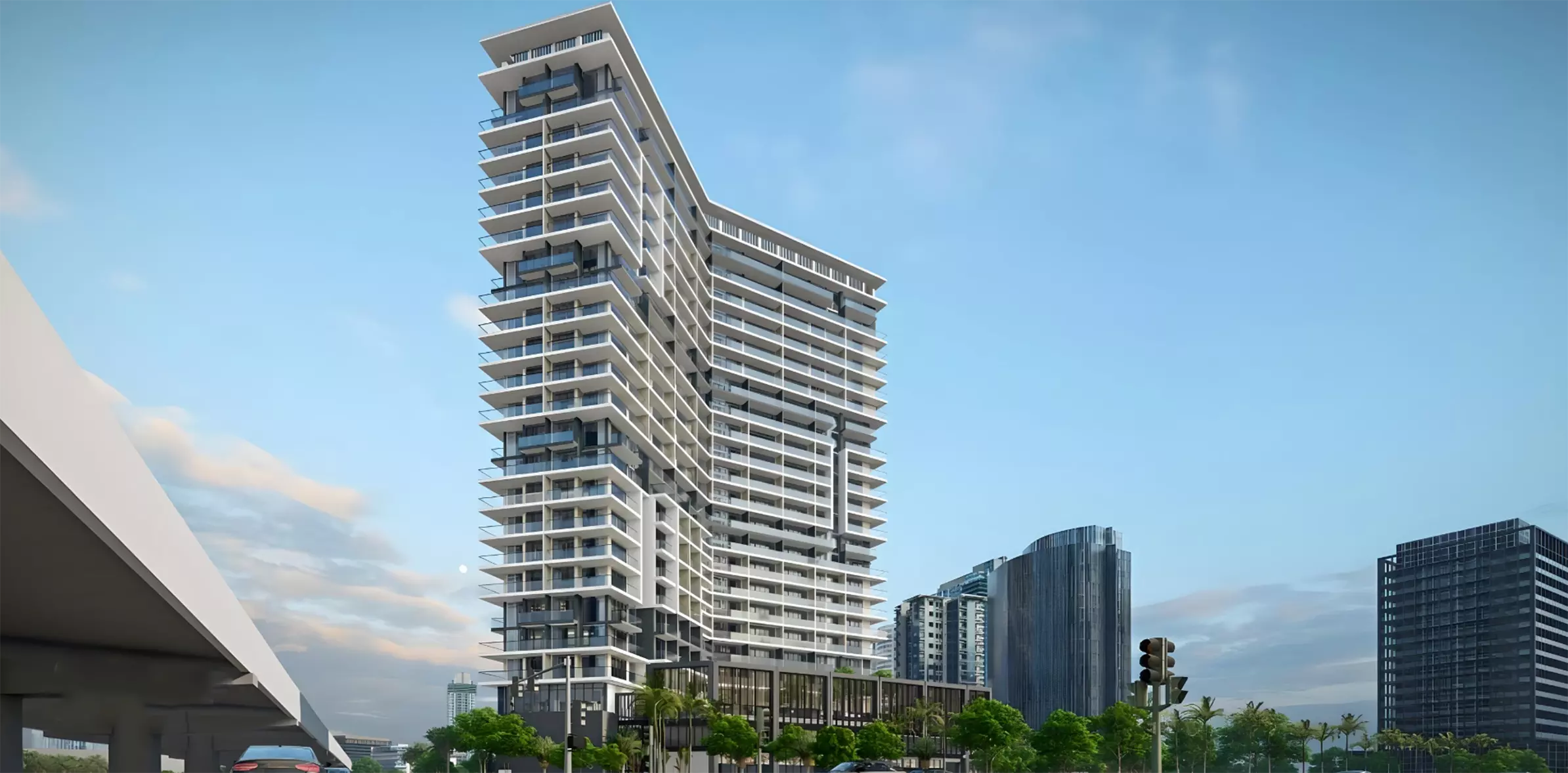 The Paragon by IGO living area with canal-facing view, Business Bay, Dubai
