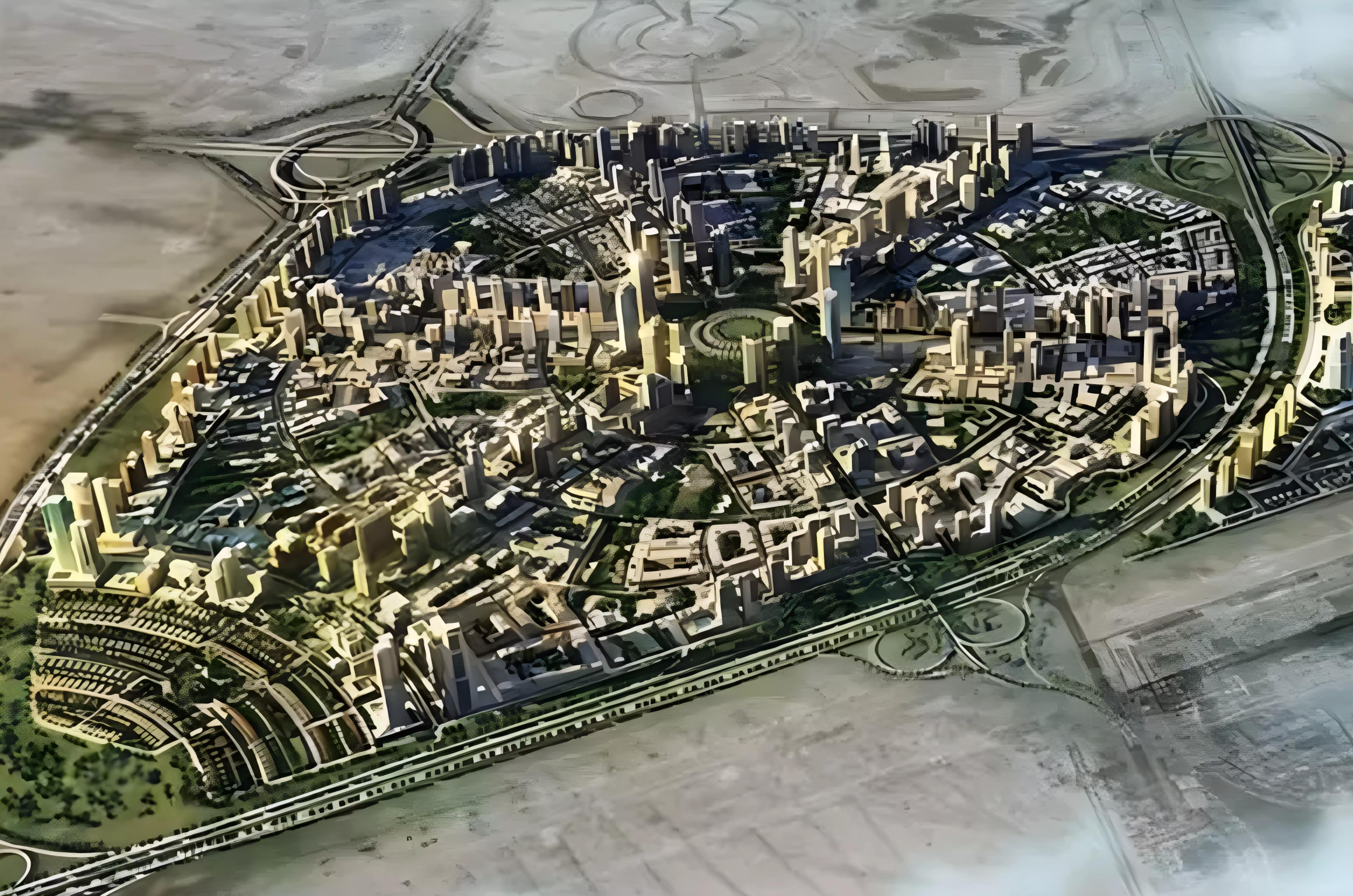 Sky Vista master plan layout, Jumeirah Village Circle, Dubai
