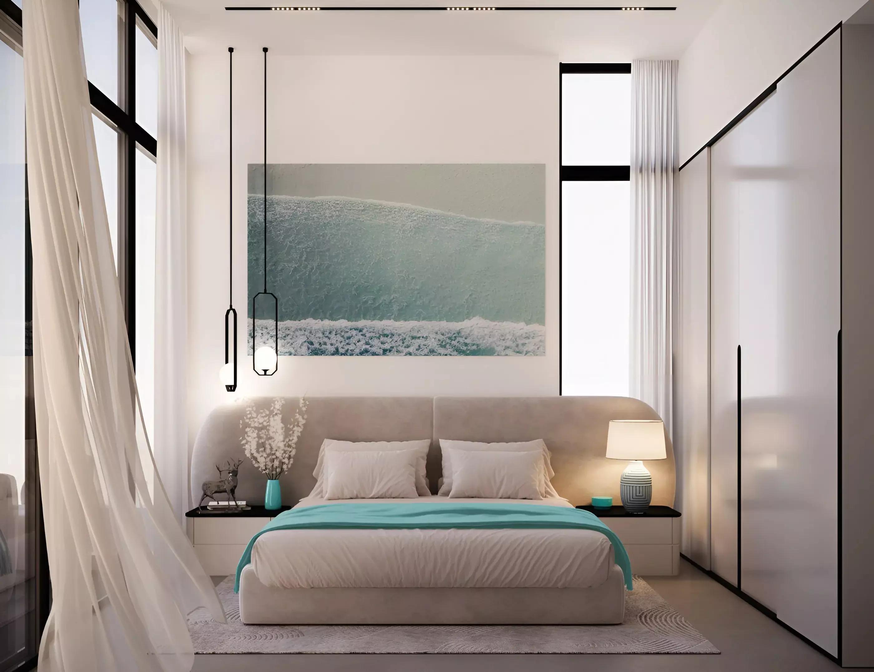 Reef 999 building elevation and landscaping, Al Furjan, Dubai