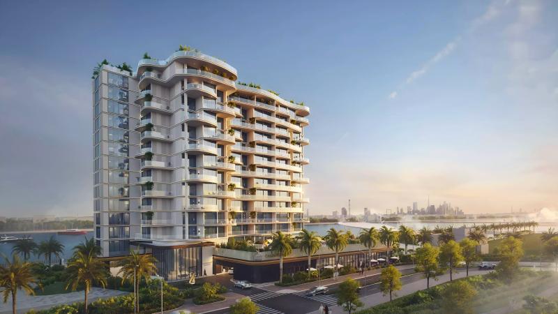 Casagrand Hermina exterior tower view, Dubai Islands