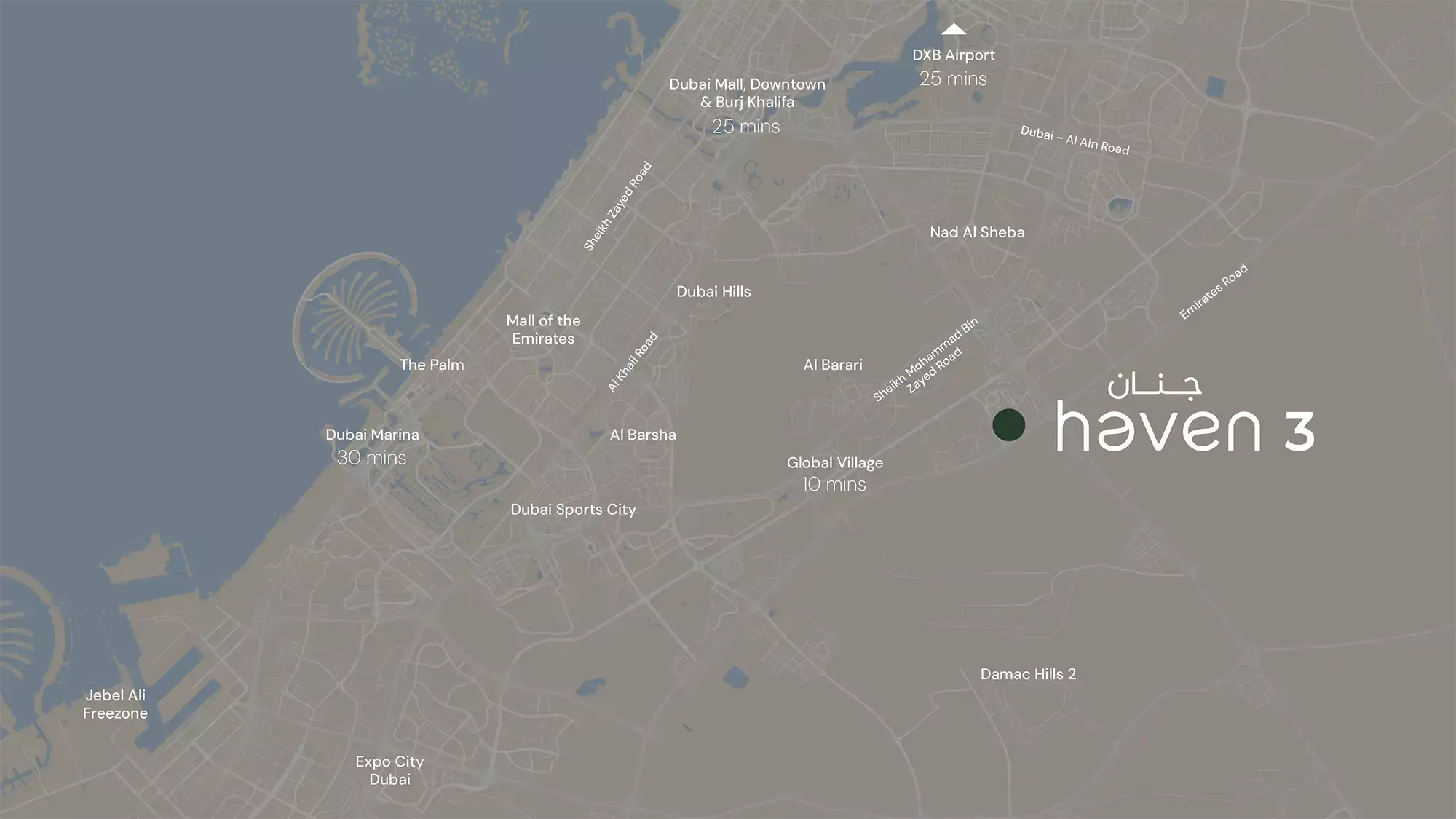 Haven Phase 3 by Aldar master plan layout, Haven By Aldar, Dubai
