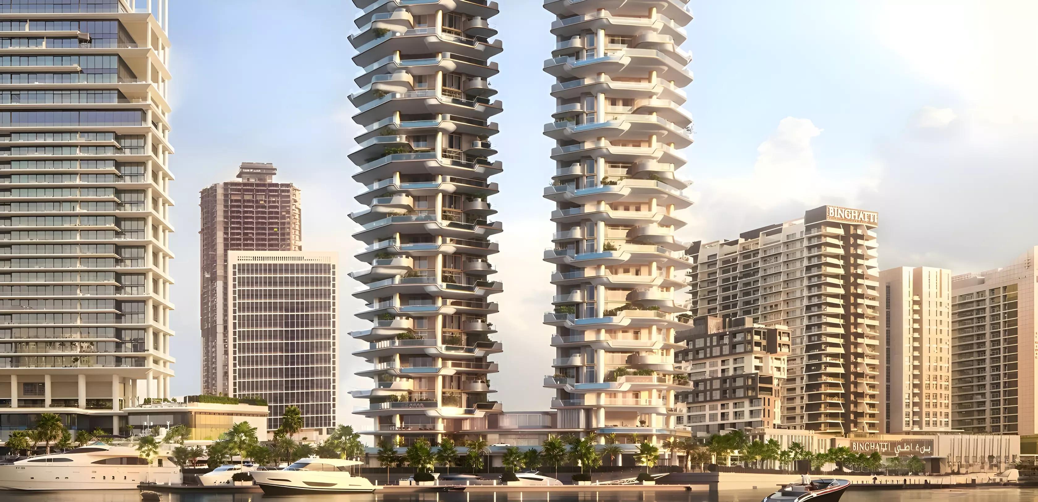 One Sankari building facade view, Business Bay, Dubai