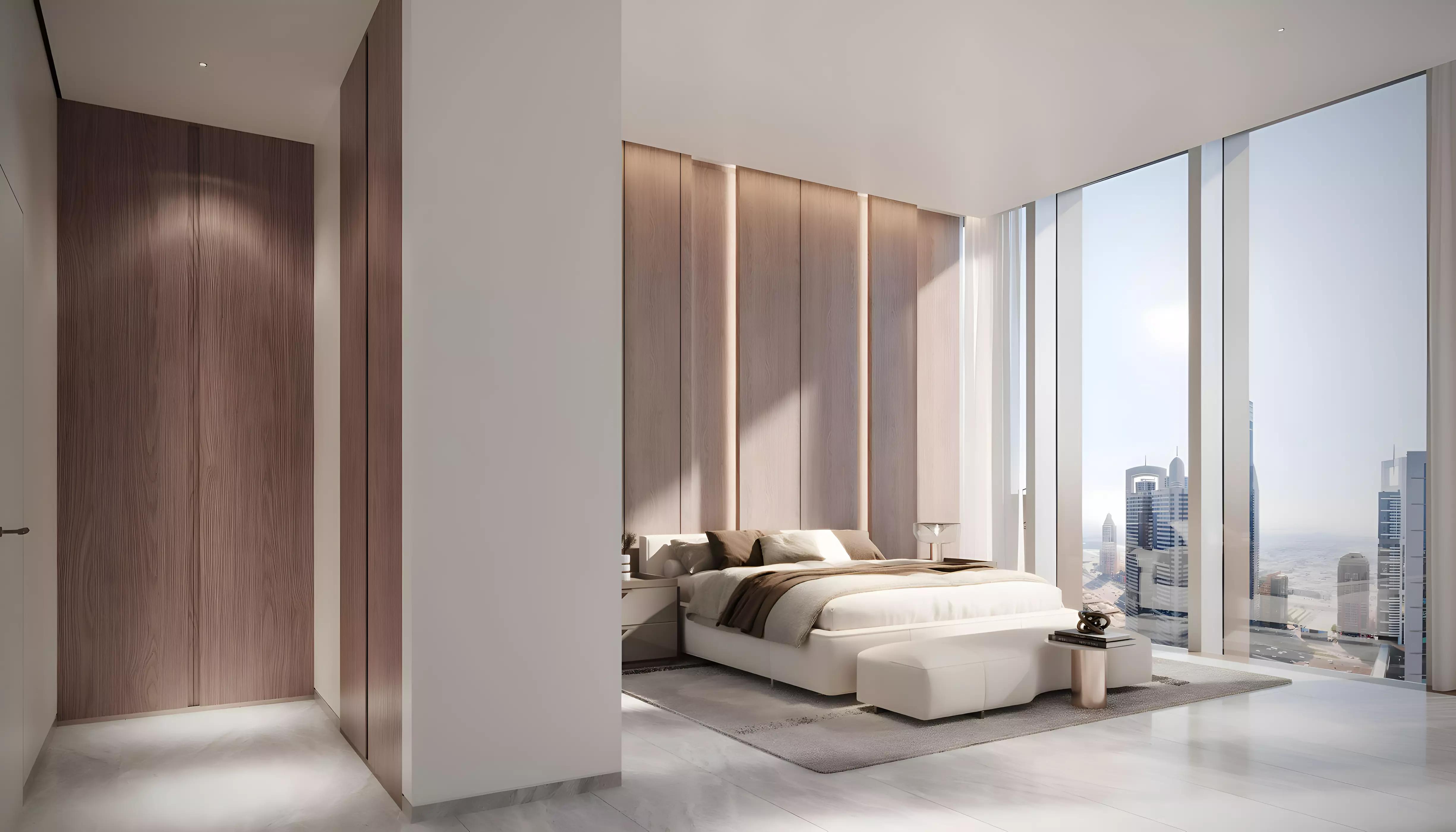 DIFC Heights Tower building elevation, DIFC, Dubai