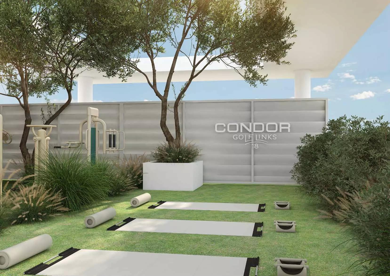 Condor Golf Links 18 swimming pool deck, Dubai Sports City, Dubai
