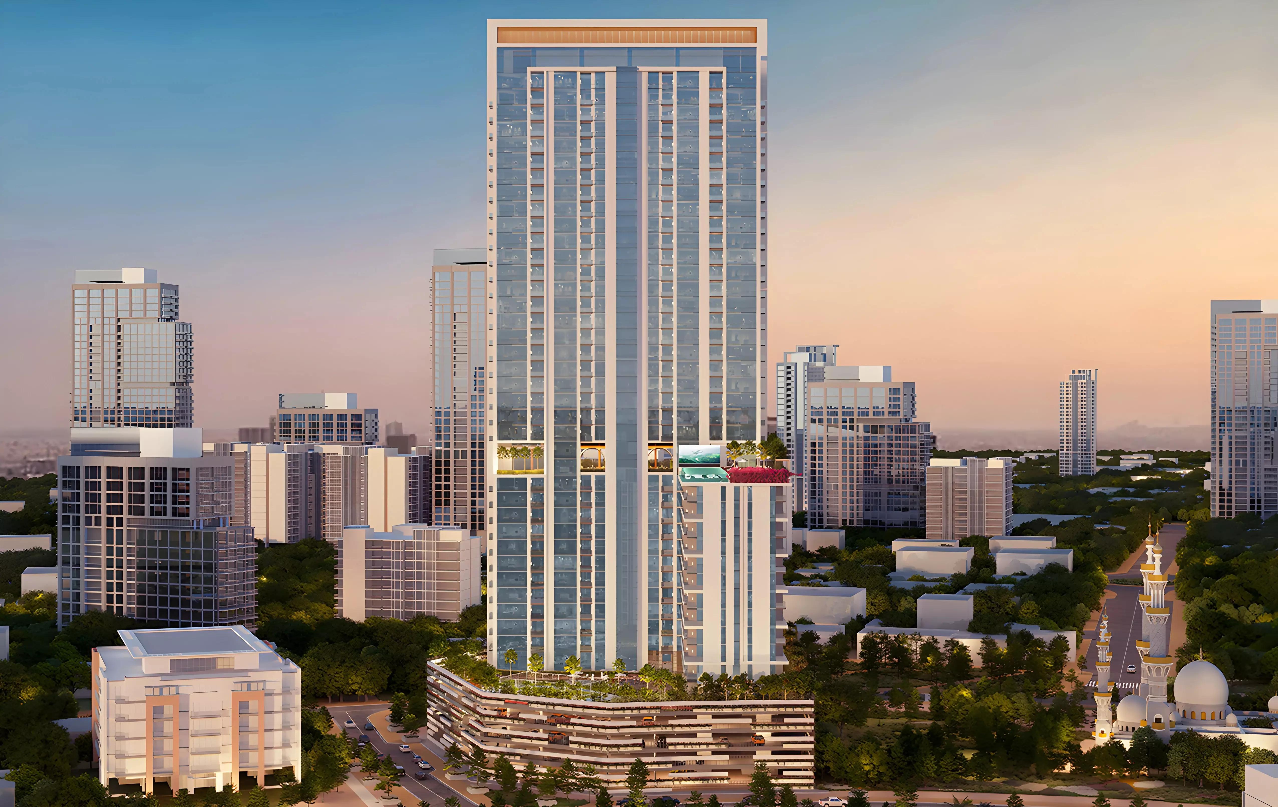 Kyoto by Oro24 building exterior facade, Arjan, Dubai