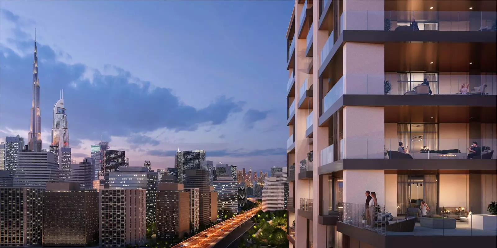 Bedroom interior at Marriott Residences by Octa, Business Bay