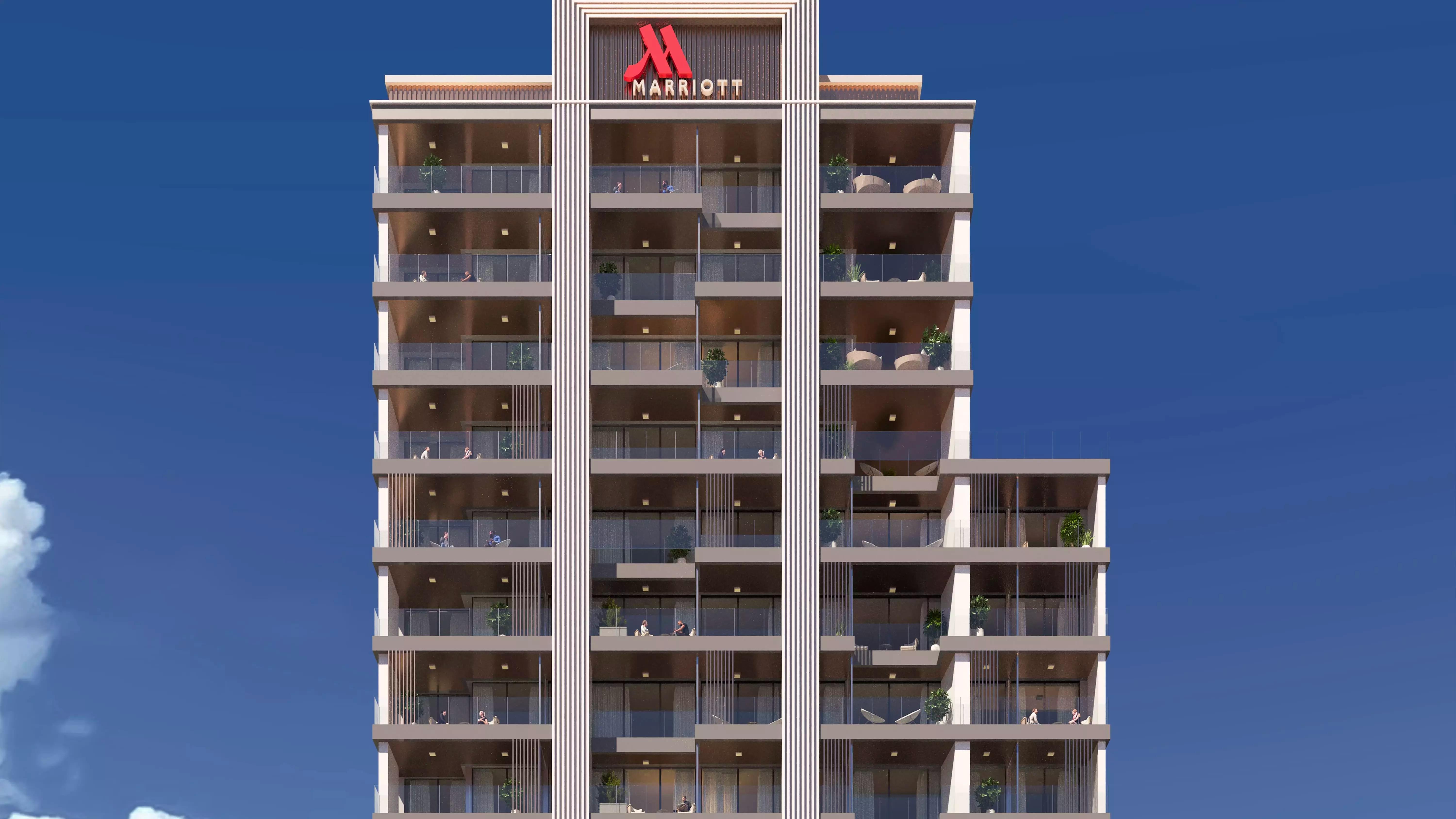 Marriott Residences by Octa exterior tower view in Business Bay, Dubai
