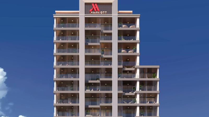 Marriott Residences by Octa exterior tower view in Business Bay, Dubai