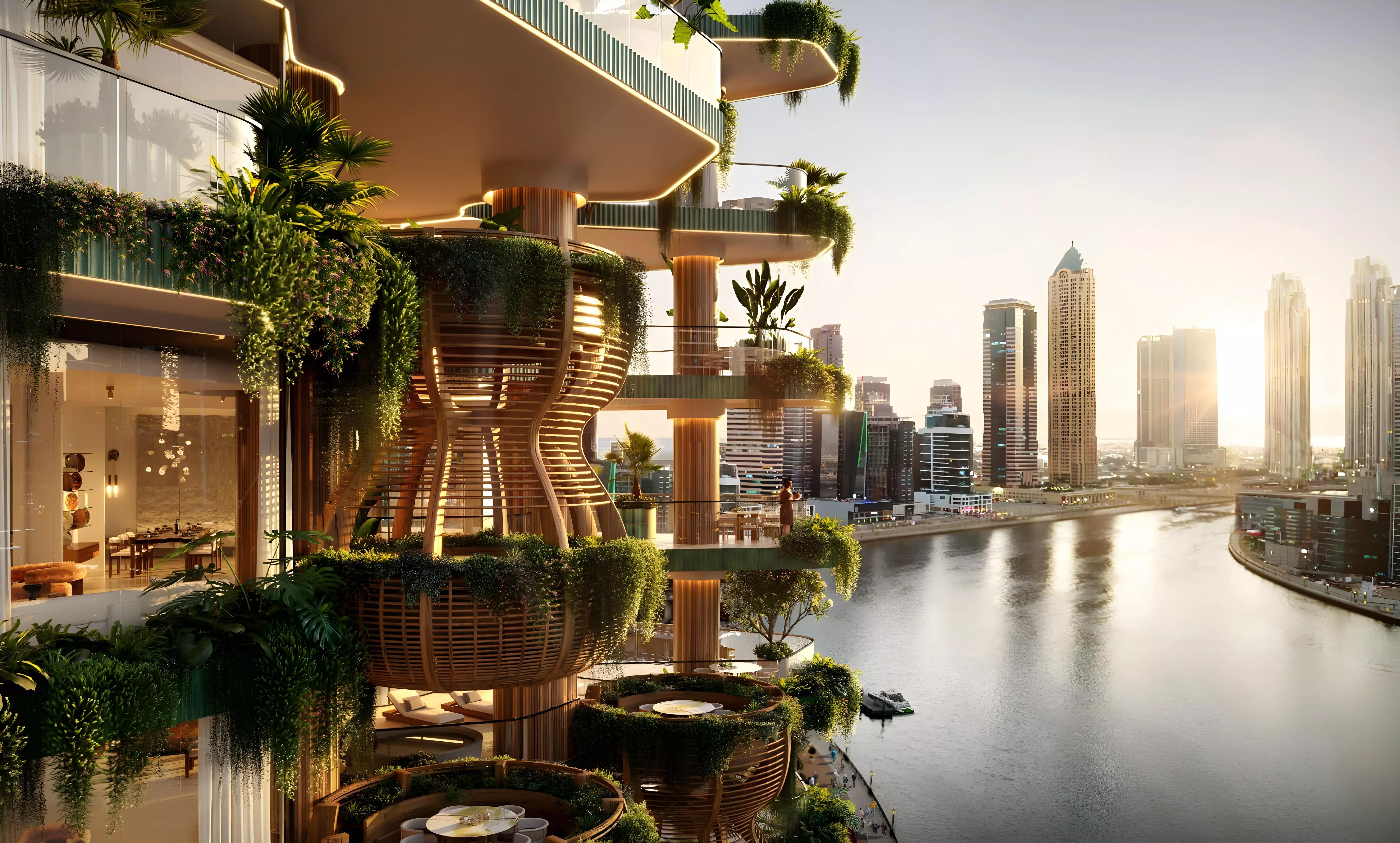 Indoor swimming pool amenity at Eywa The Tree of Life, Business Bay