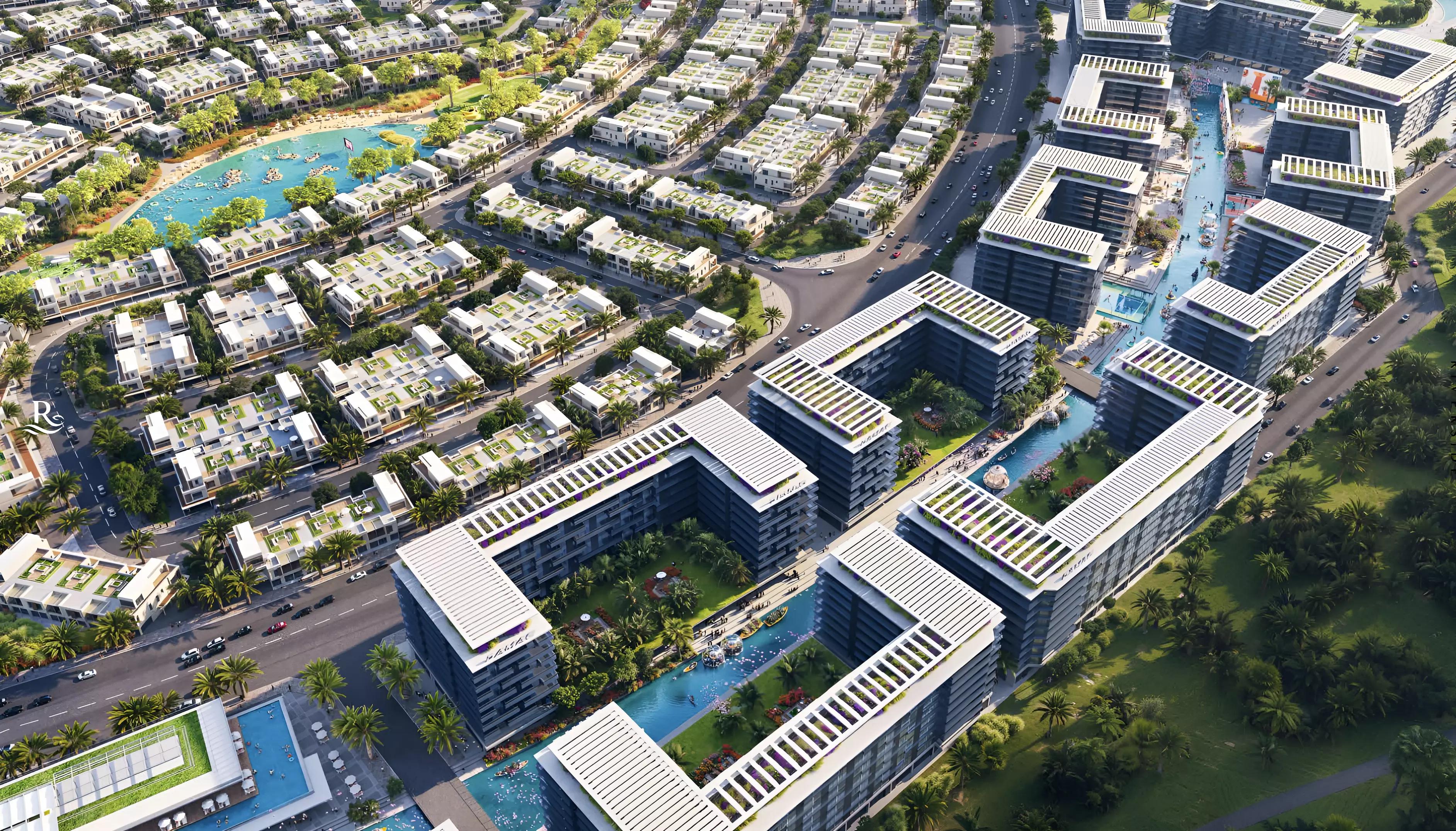 Damac Riverside Views Marine 3 exterior building render, DIP, Dubai