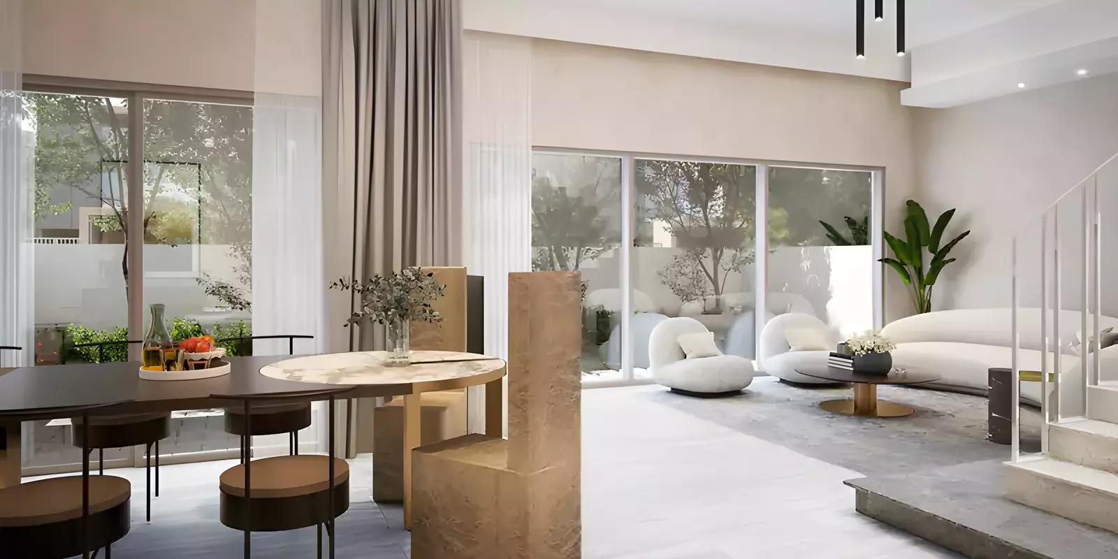 Bedroom interior of a Sevilla townhouse, Victory Heights, Dubai Sports City