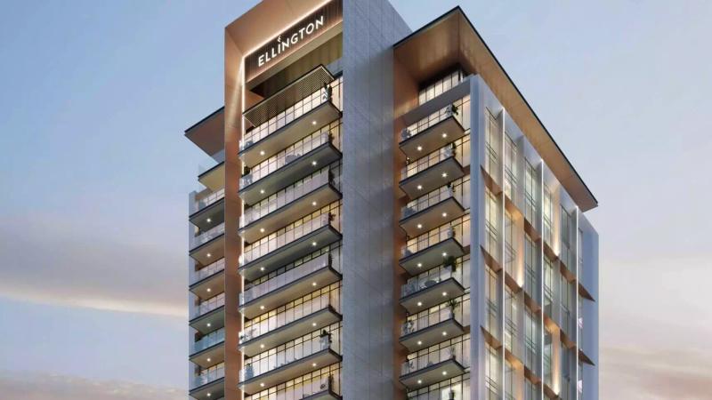 The Quayside exterior facade view, Business Bay, Dubai