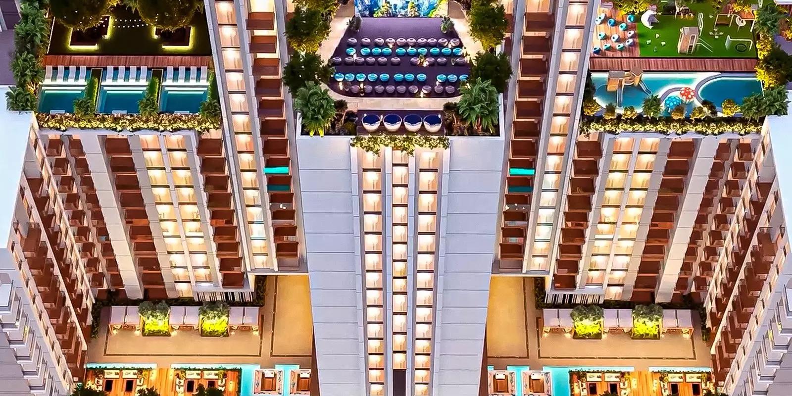 Levanto by Oro24 residential building street view, JVC District 13, Dubai
