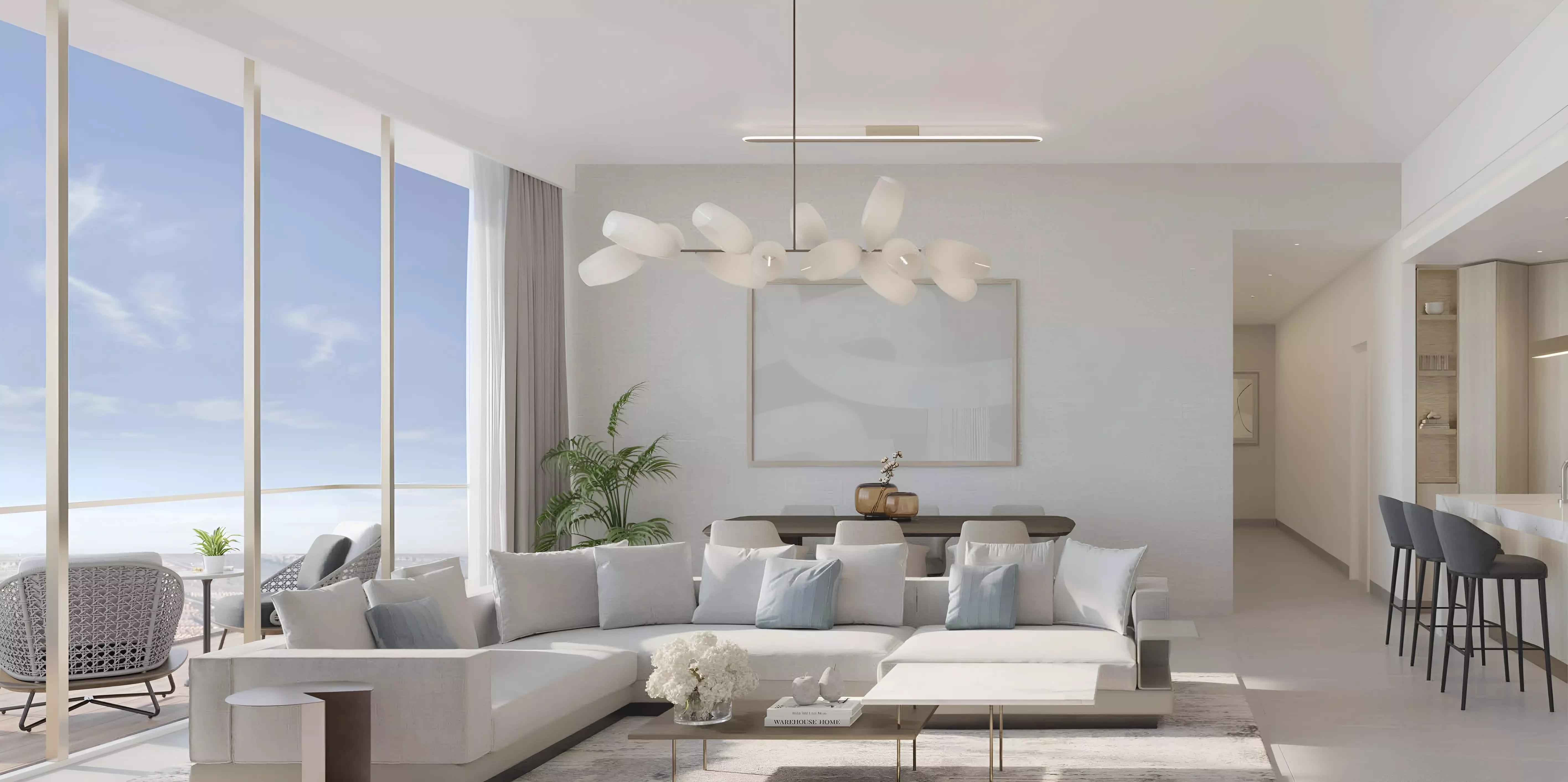 UH West bedroom interior, Ellington development, Jumeirah Lake Towers, Dubai