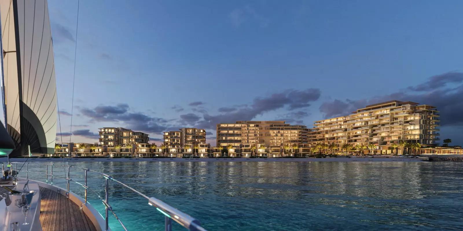 Six Senses Residences private pool terrace, Palm Jumeirah, Dubai