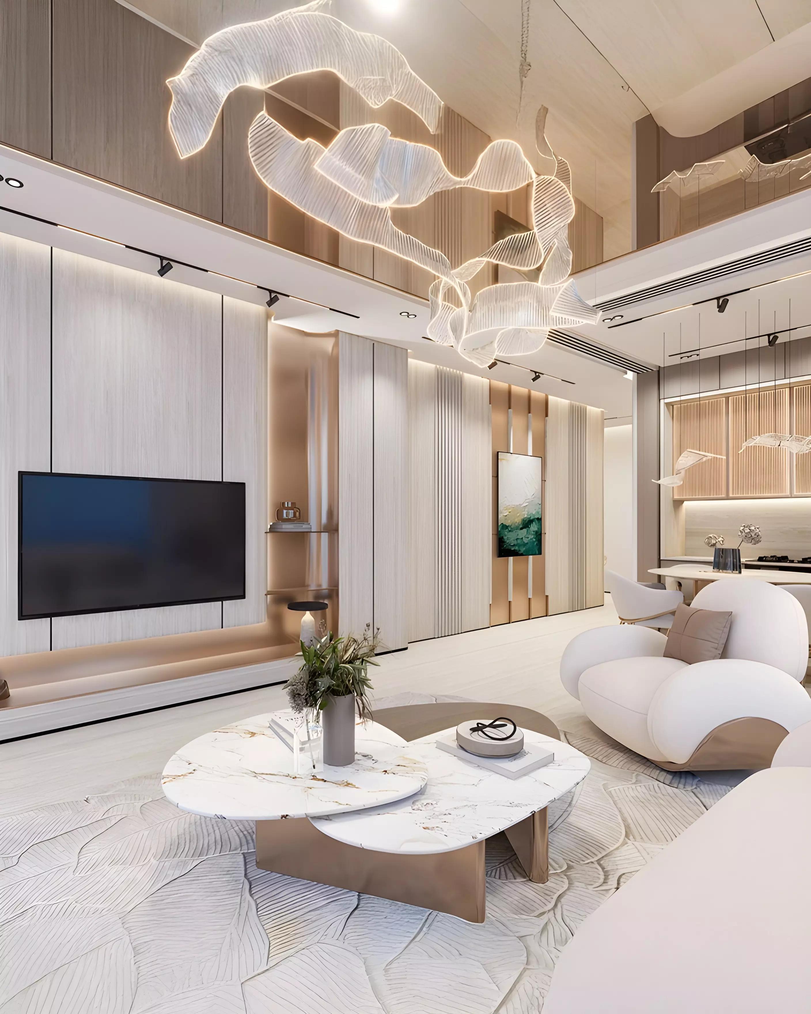 Breez by Danube apartment interior living space