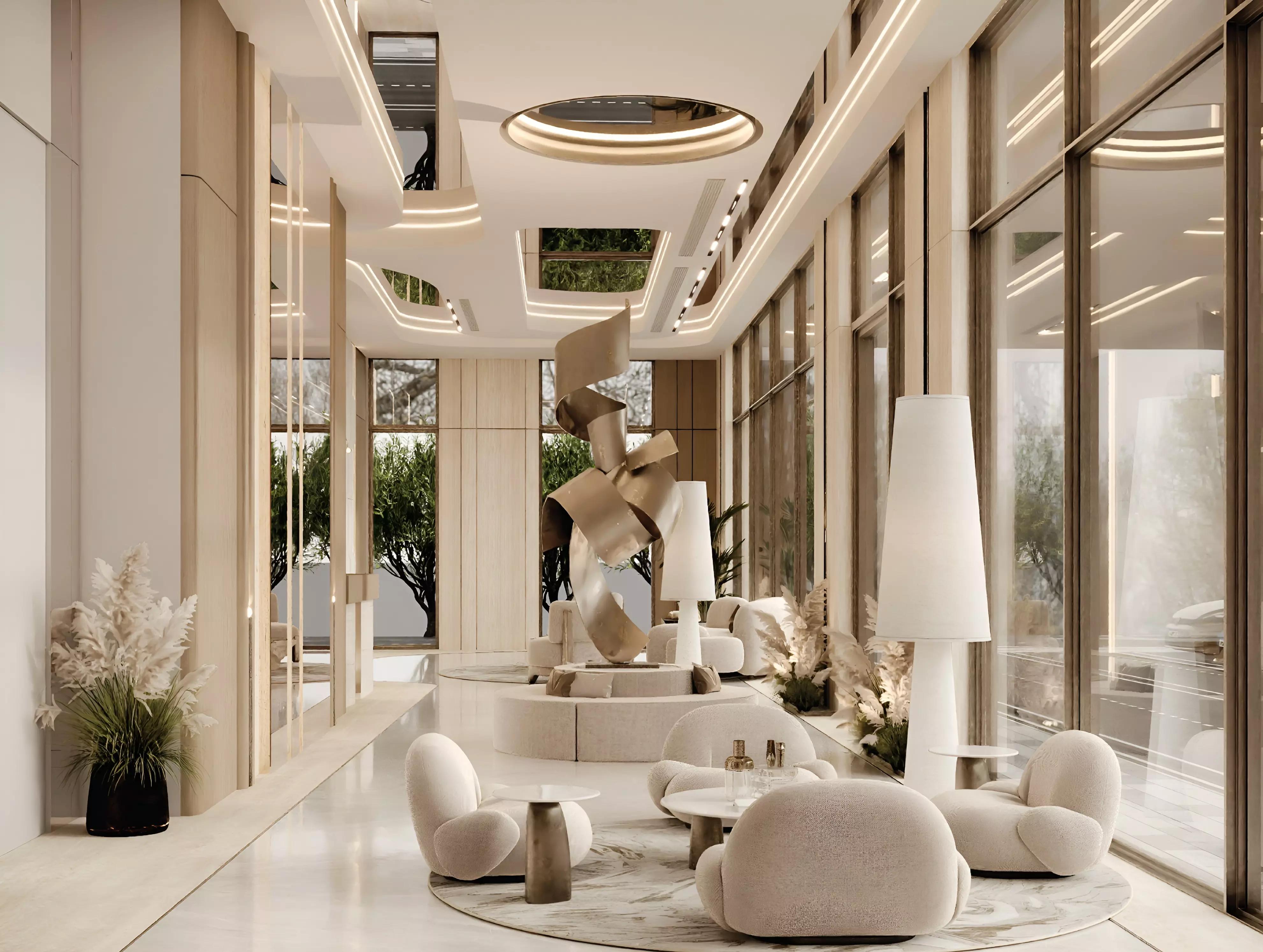 La Crystal residential tower render, Dubai Islands