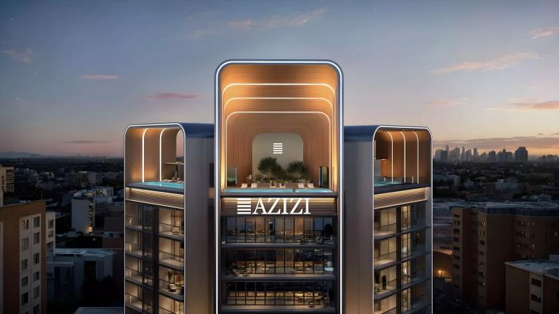Exterior view of Creek Views 4 residential tower by Azizi, Al Jaddaf, Dubai