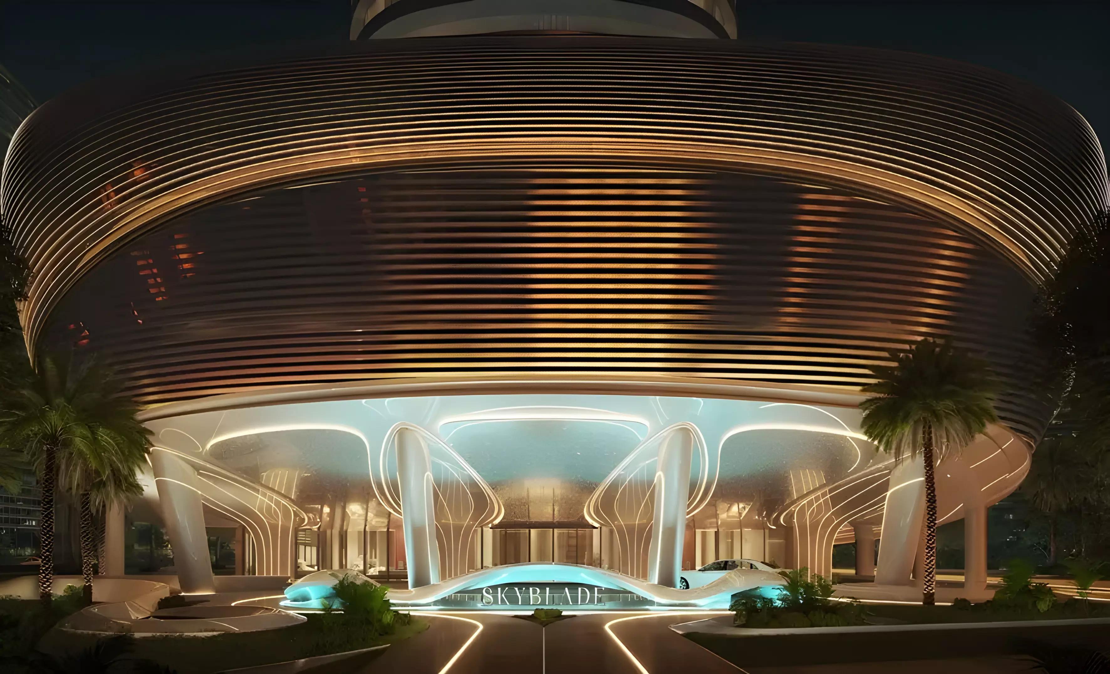 Binghatti Skyblade apartment interior living space