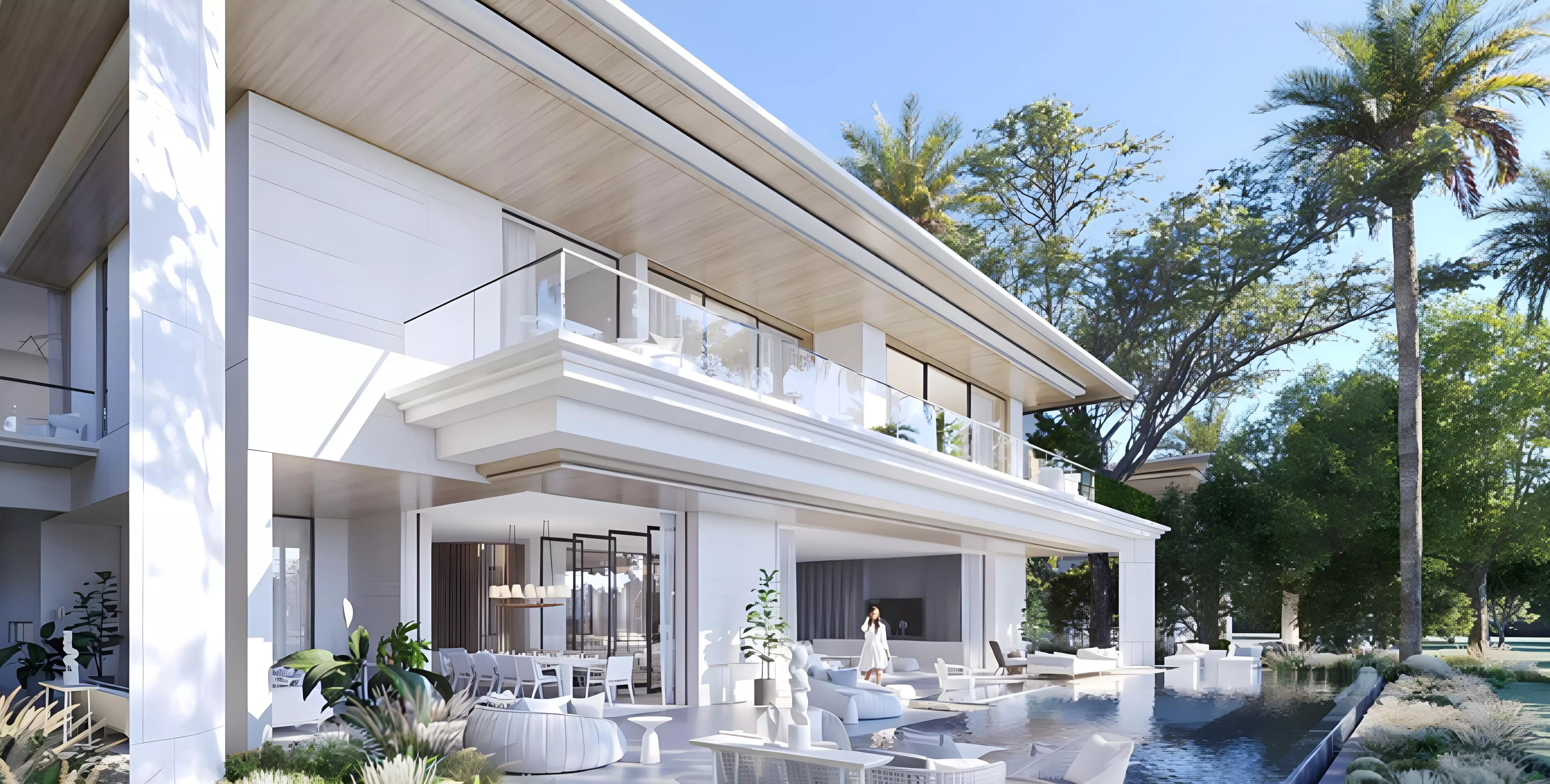 Edra Villas villa interior living space, Eden Hills, Dubai