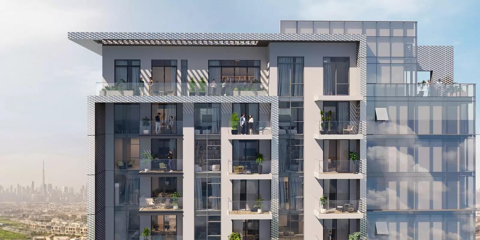 Ellington House Phase 3 building elevation view, Dubai Hills Estate