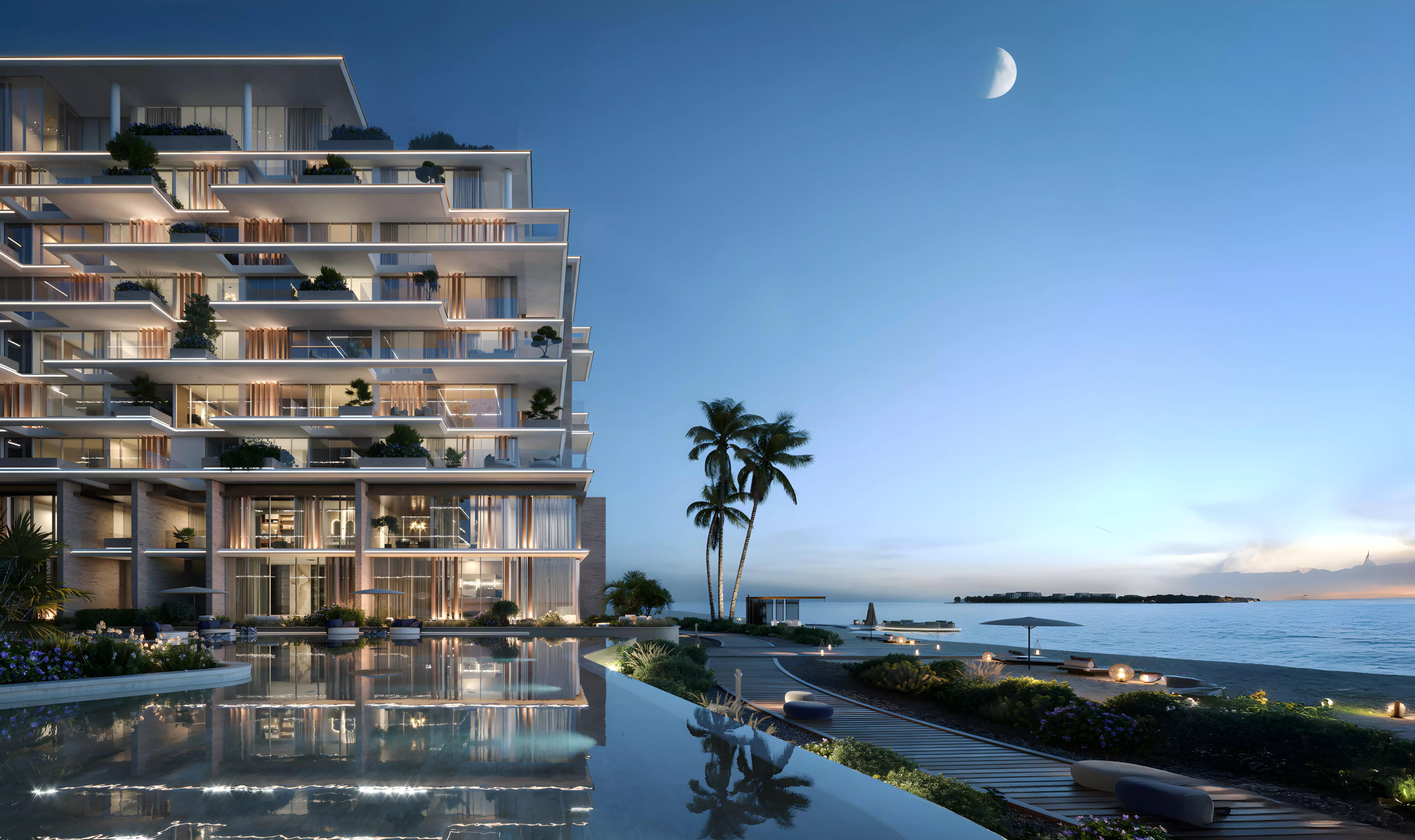 Selina at Dubai Islands apartment interior rendering, Dubai Islands
