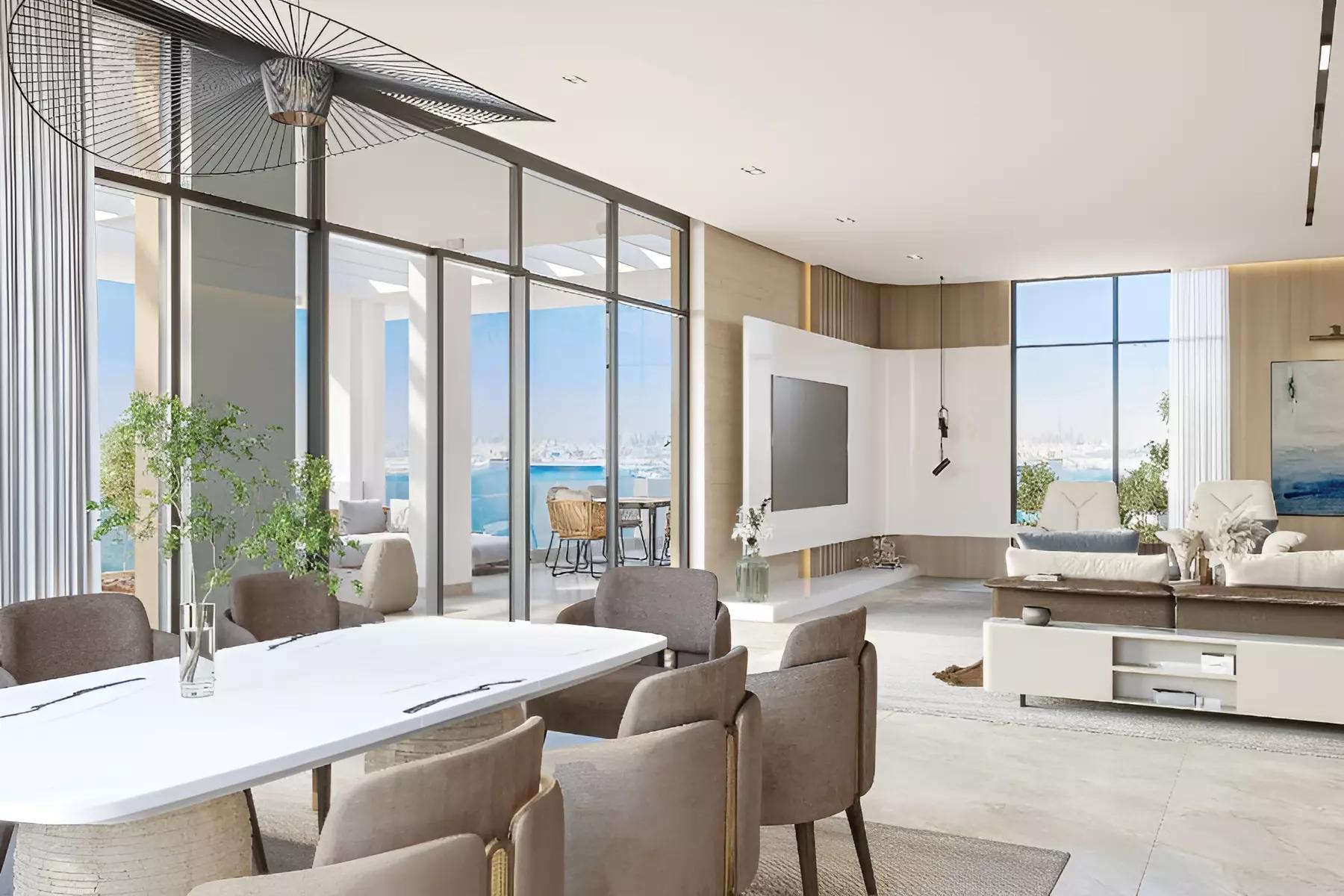 Riva Residence shared spa lounge, Dubai Maritime City