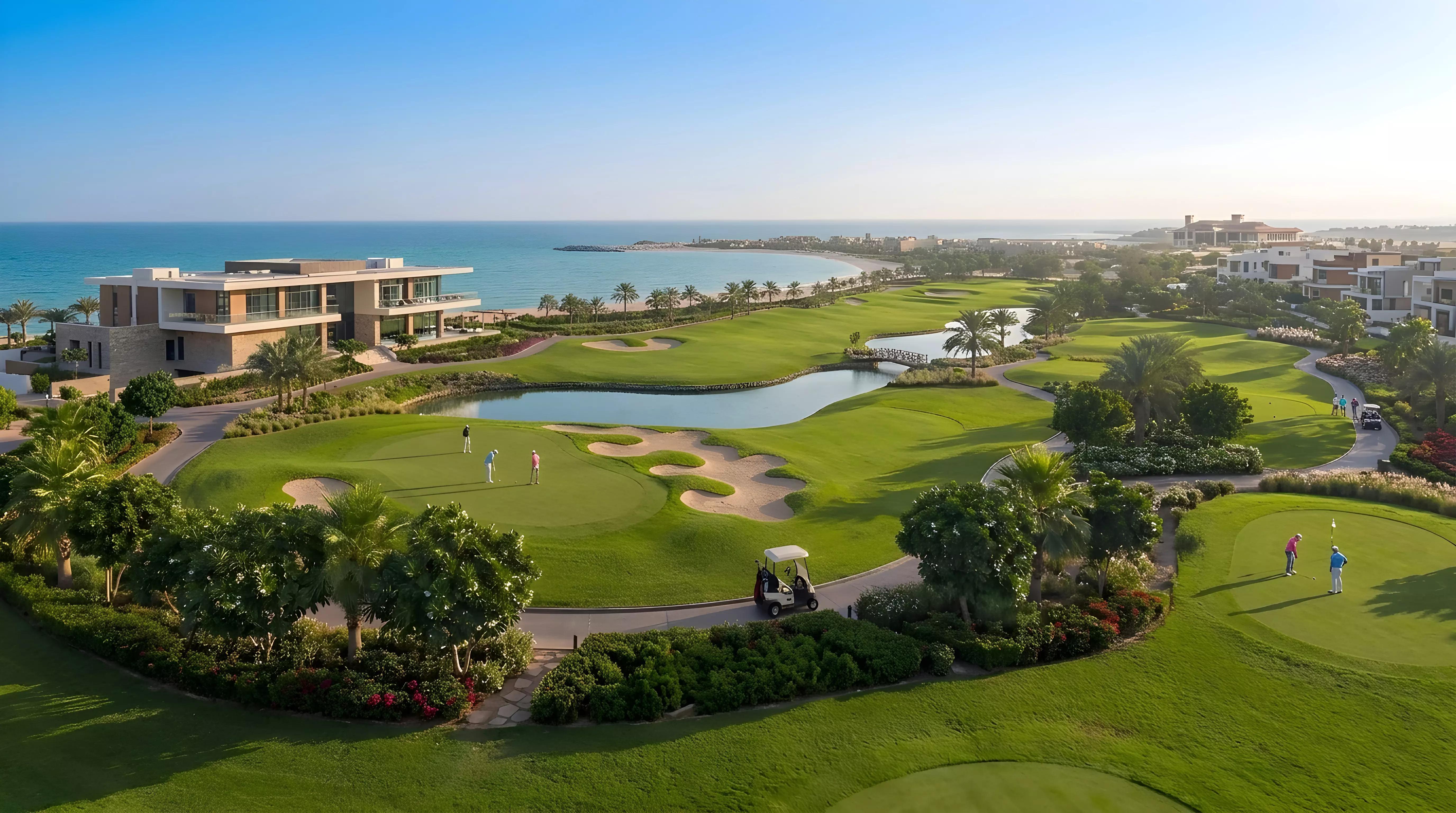 Le Chateau Piétrus amenity area, Dubai Islands