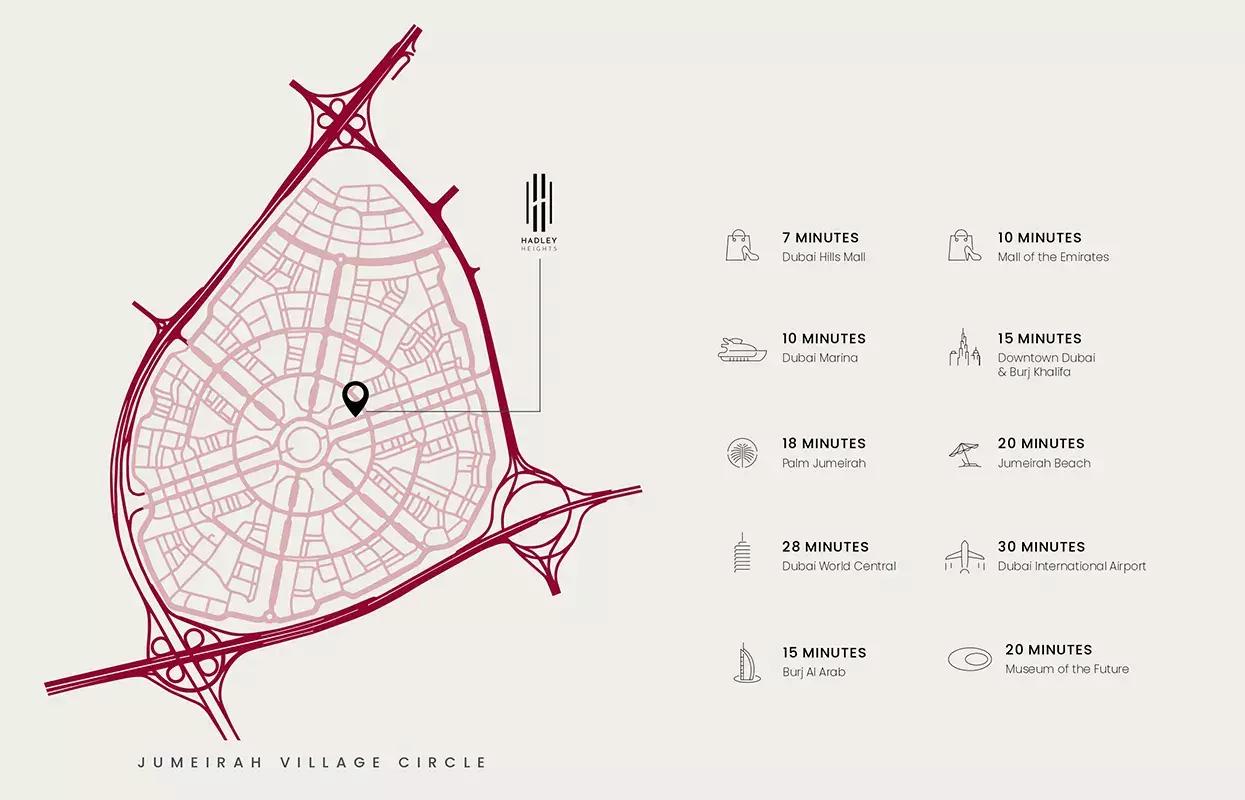 Hadley Heights master plan layout, JVC District 11, Dubai