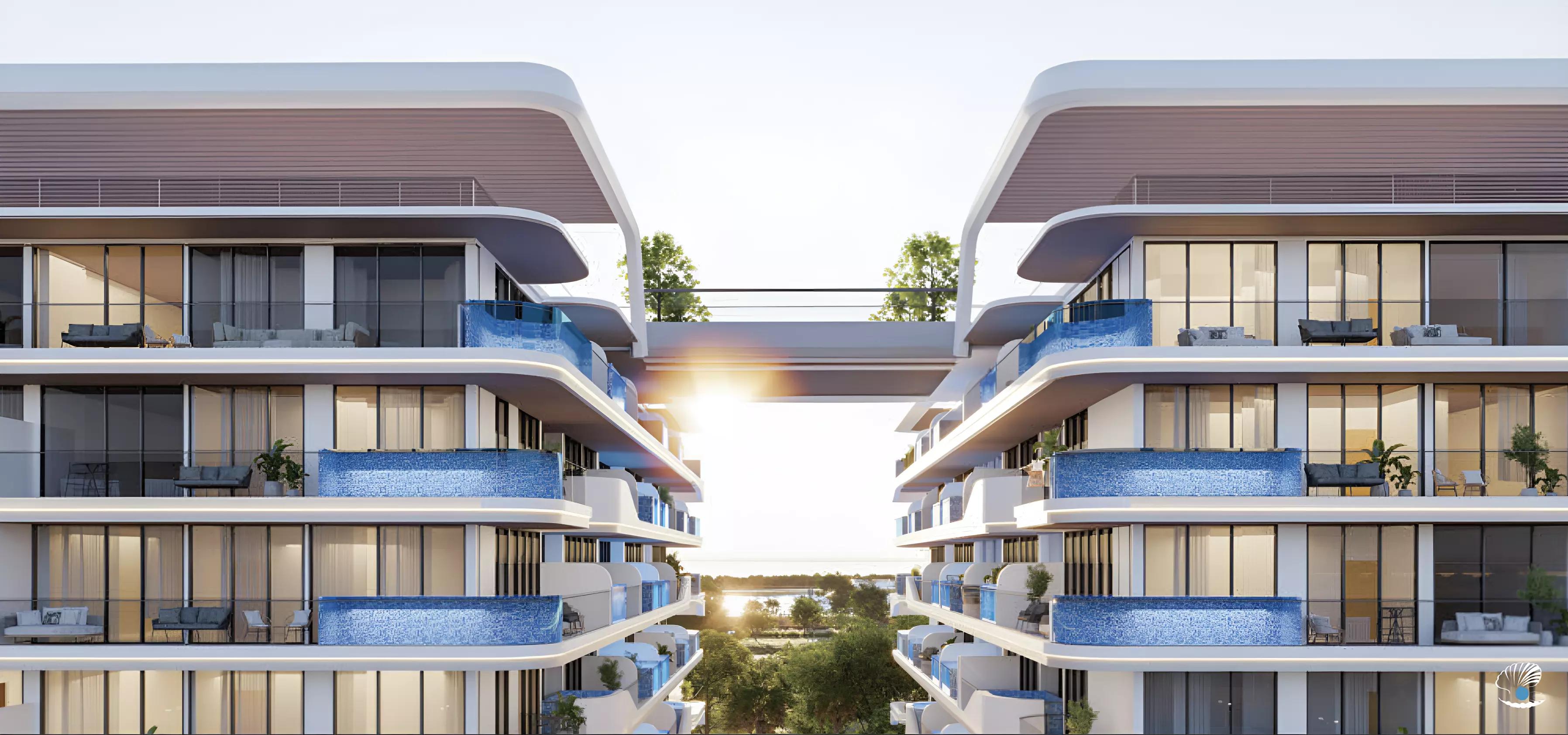 Samana Ocean Pearls Phase 2 swimming pool deck, Dubai Islands