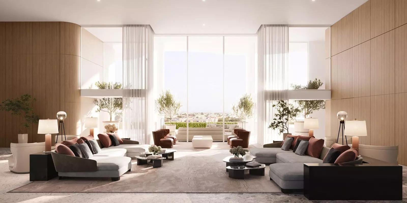 Building lobby entrance at Mr C Residences Jumeirah