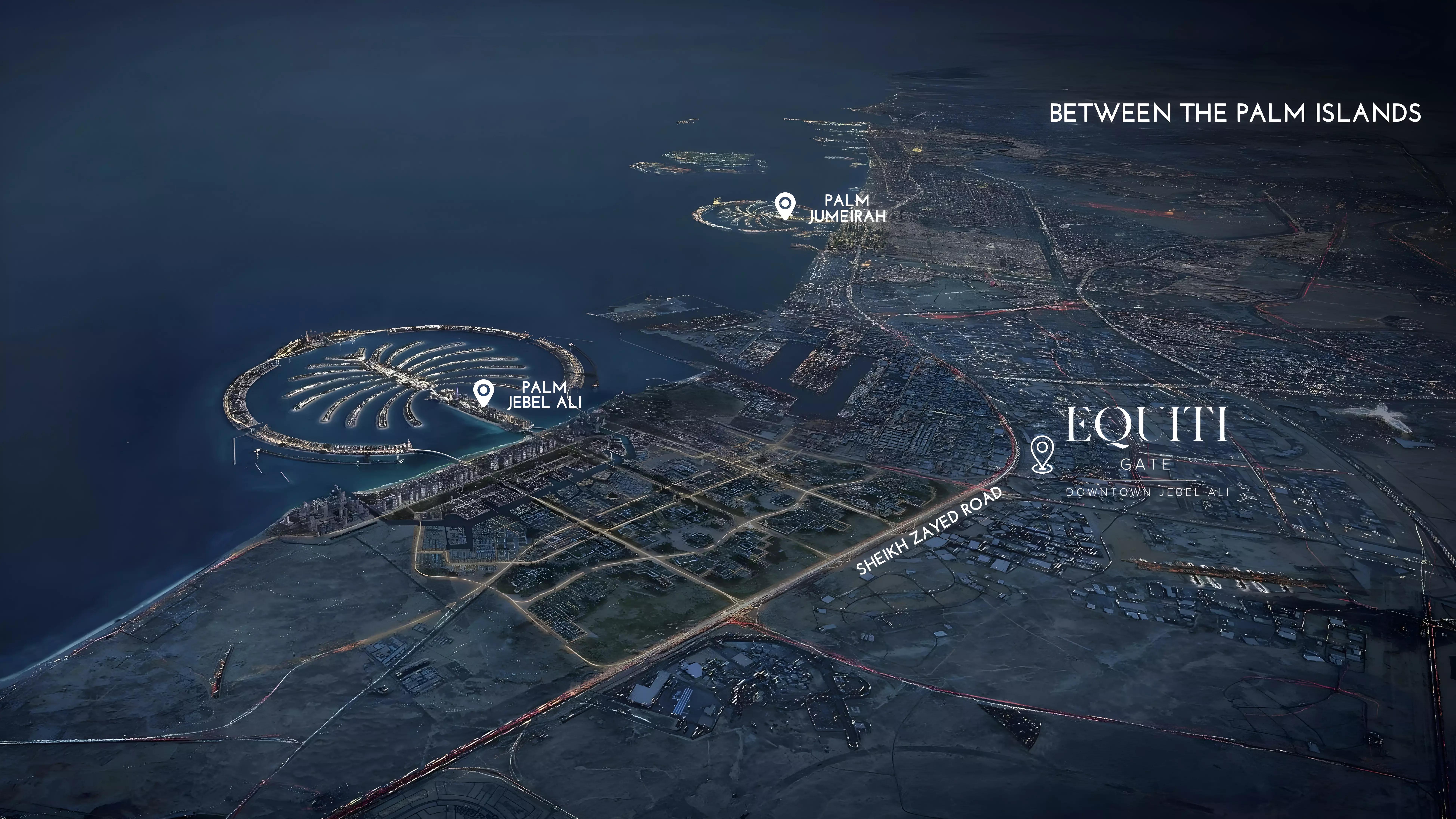 Equiti Gate development master plan layout, Jebel Ali Industrial 2, Dubai