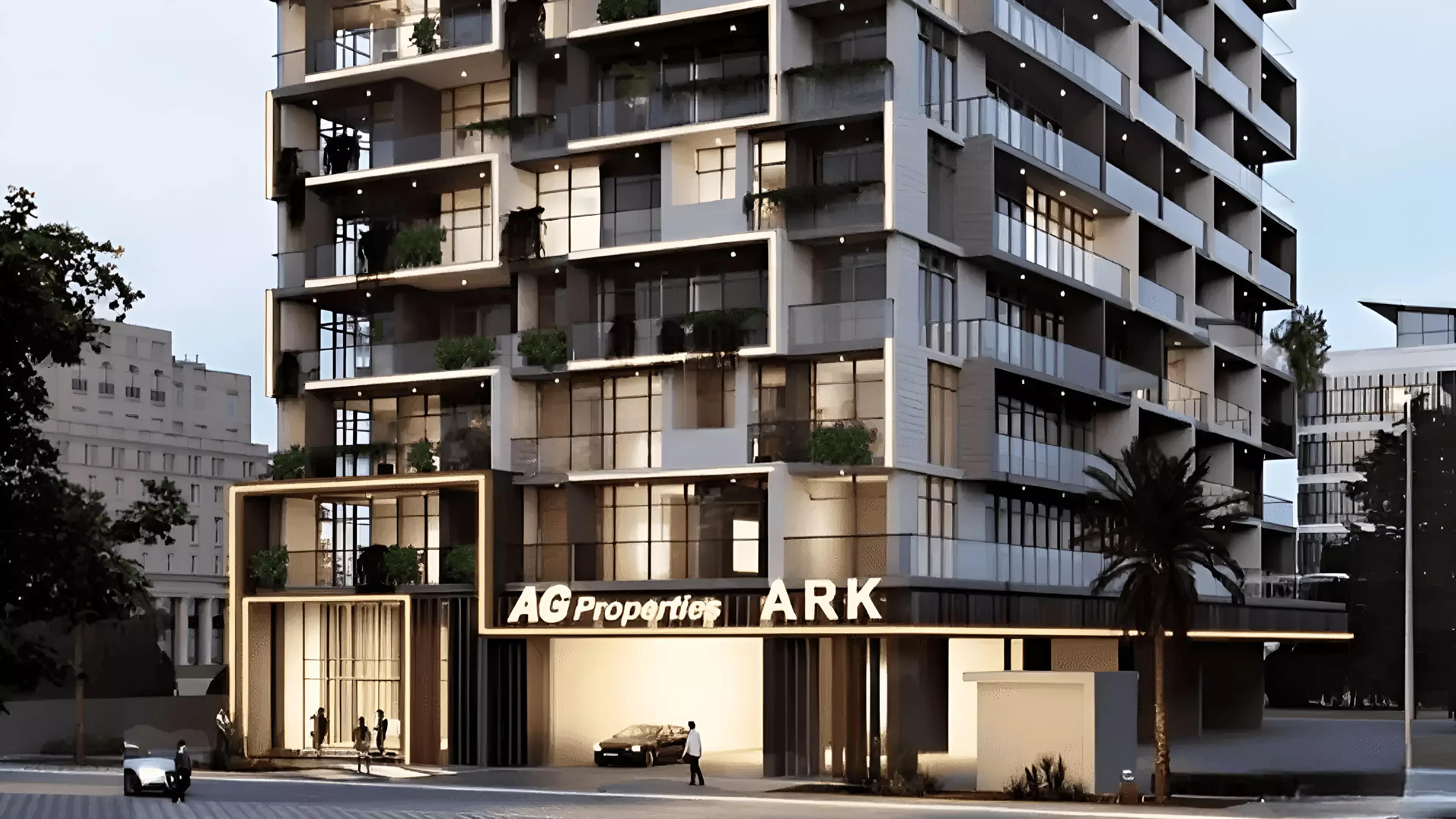 Interior or amenity render of AG Ark Tower, Dubai Land Residence Complex