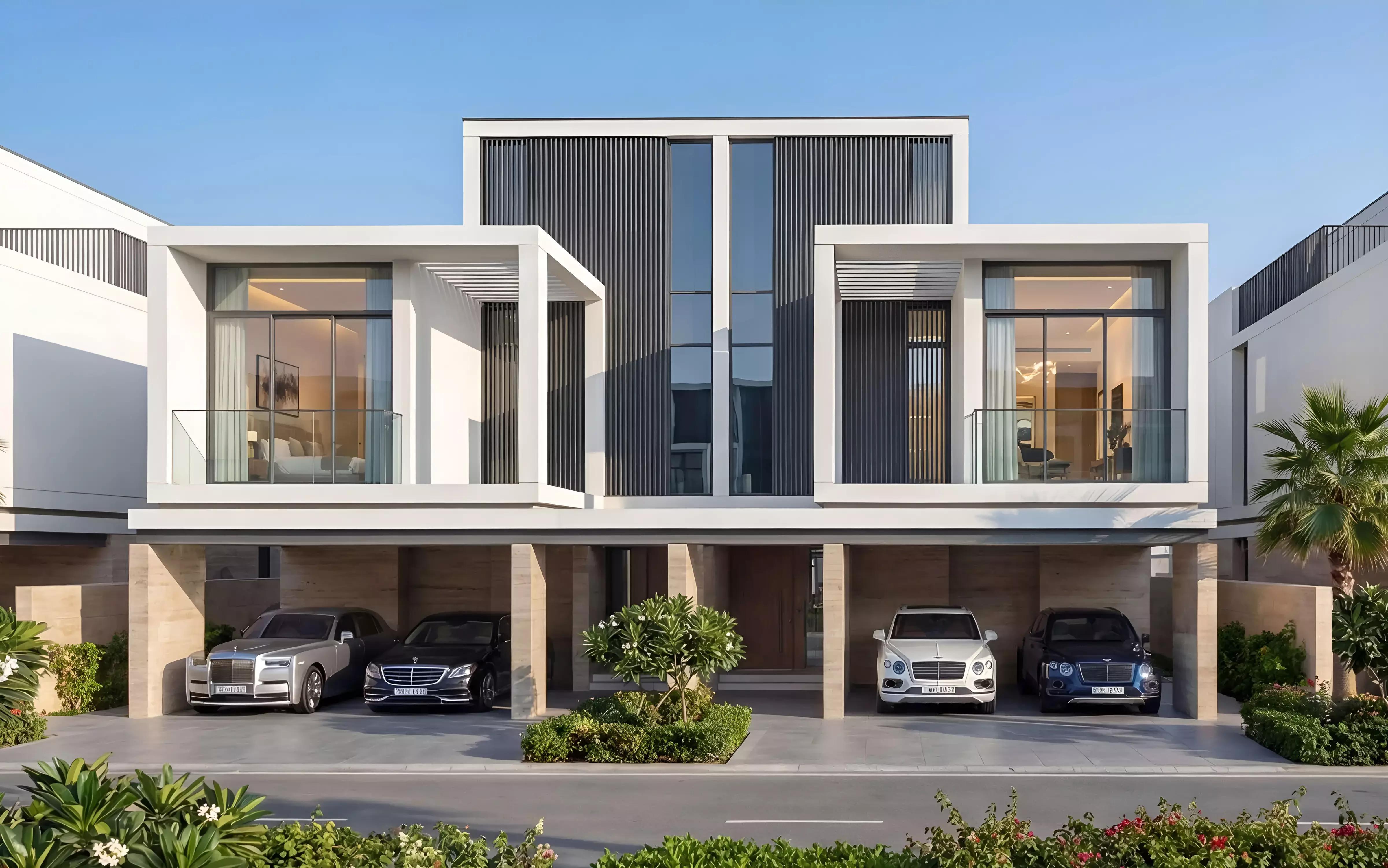 The Brooks at Sobha Sanctuary villa interior living space, Dubai